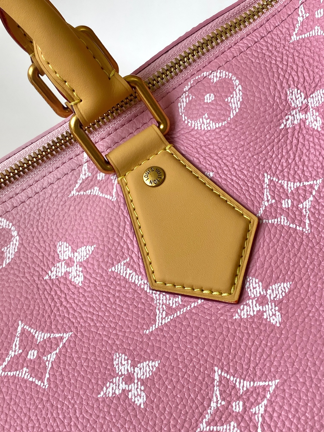 Louis Vuitton Basic Bag Cow Leather Red M-l-s