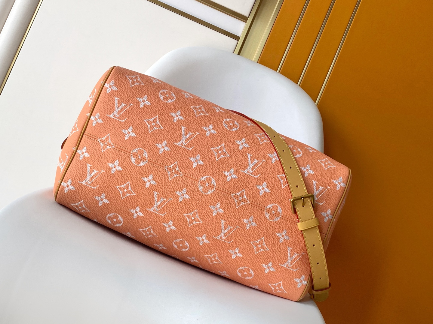 Louis Vuitton Basic Bag Cow Leather Red M-l-s