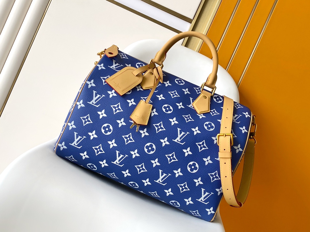 Louis Vuitton Basic Bag Cow Leather Red M-l-s