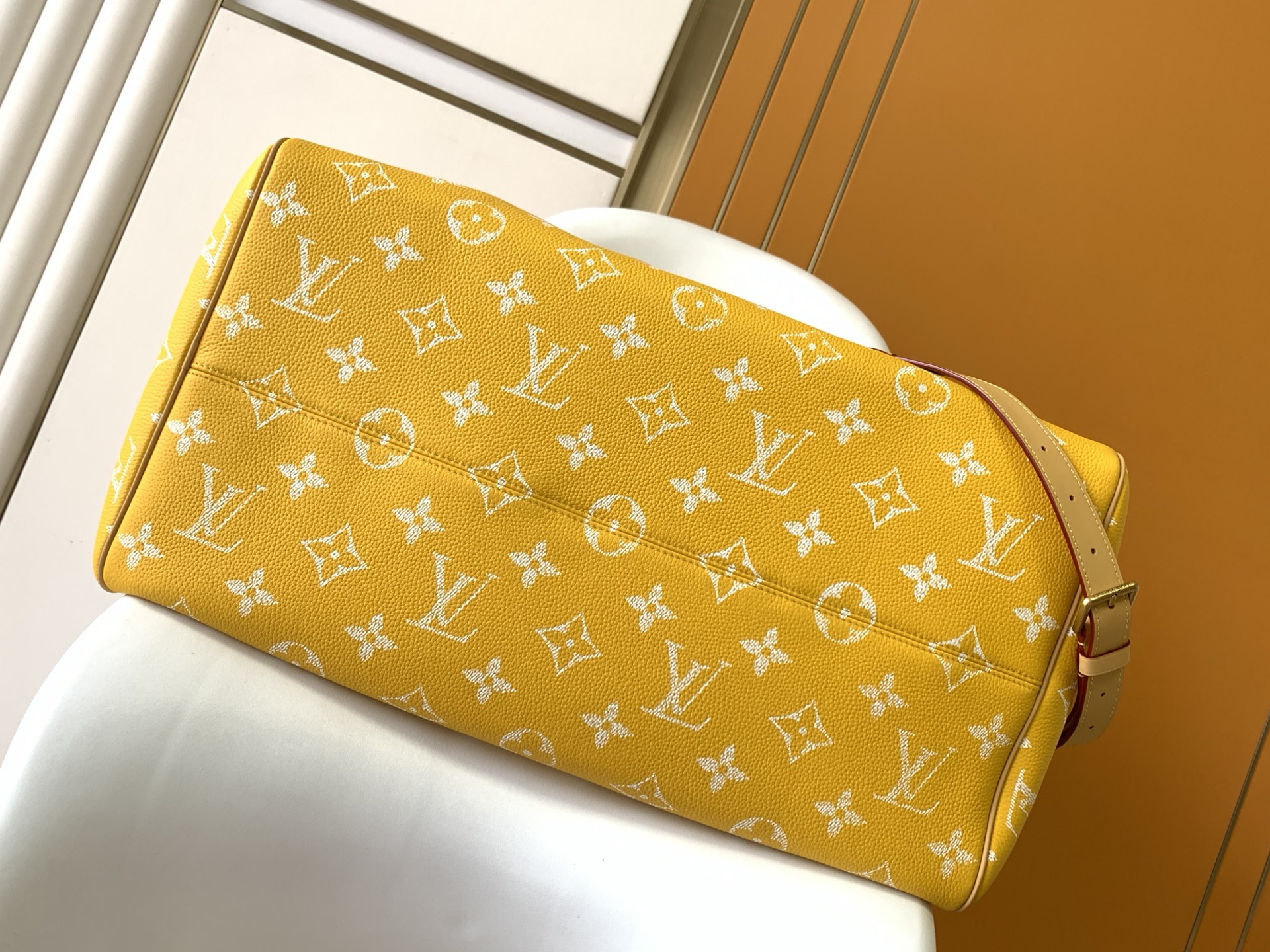 Louis Vuitton Basic Bag Cow Leather Red M-l-s