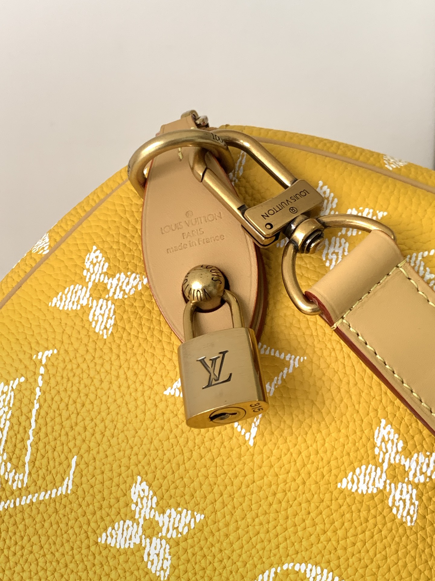 Louis Vuitton Basic Bag Cow Leather Red M-l-s