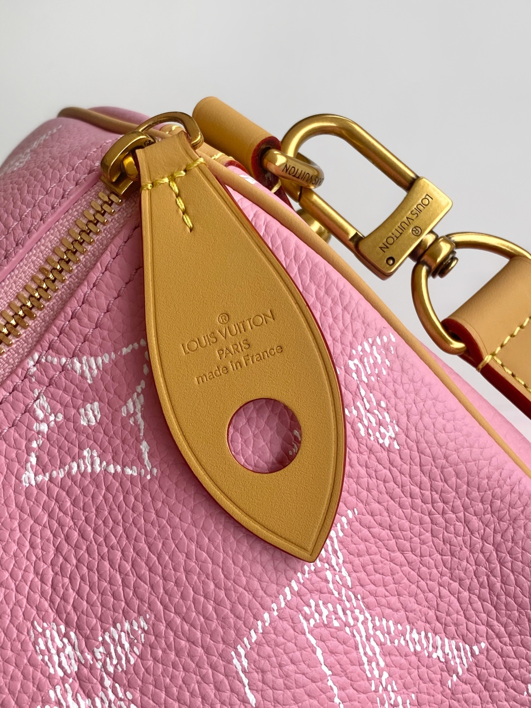 Louis Vuitton Basic Bag Cow Leather Red M-l-s