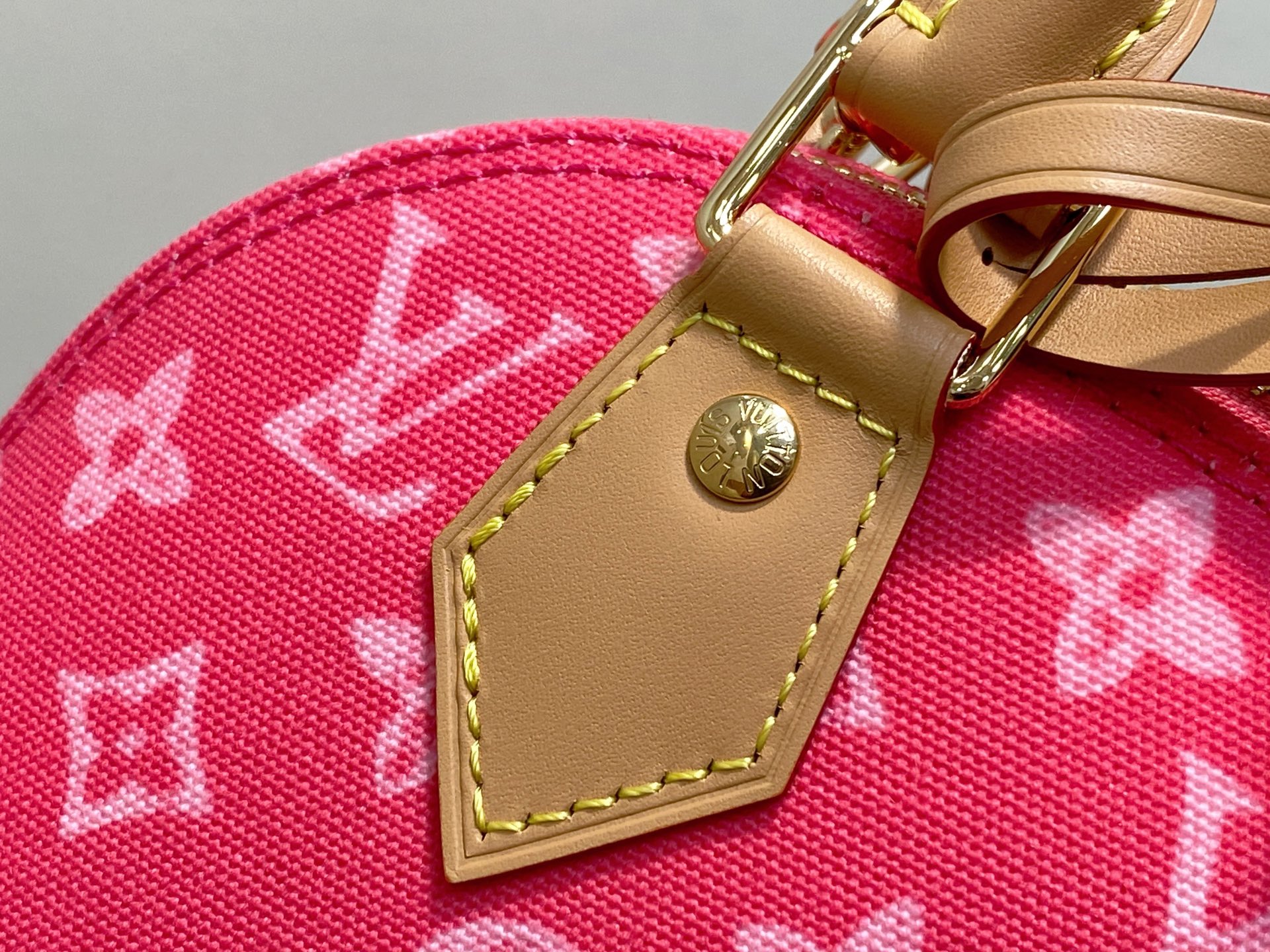 Louis Vuitton Basic Bag Cow Leather Blue M-l-s