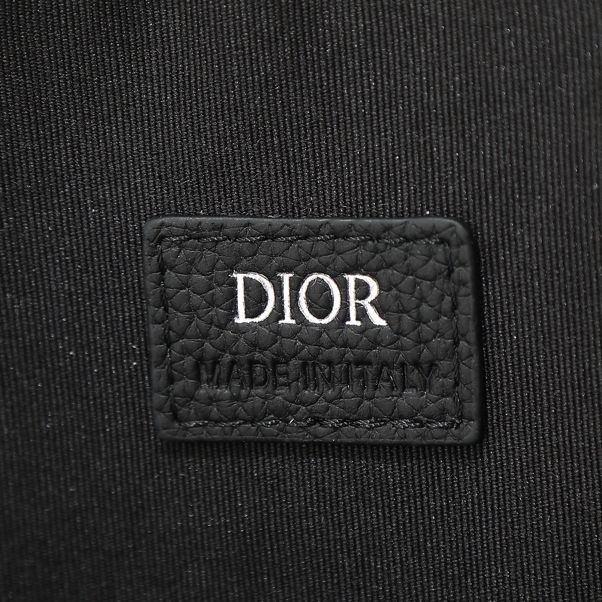 Dior Briefcase Cow Leather Black Foldable L-s-180l