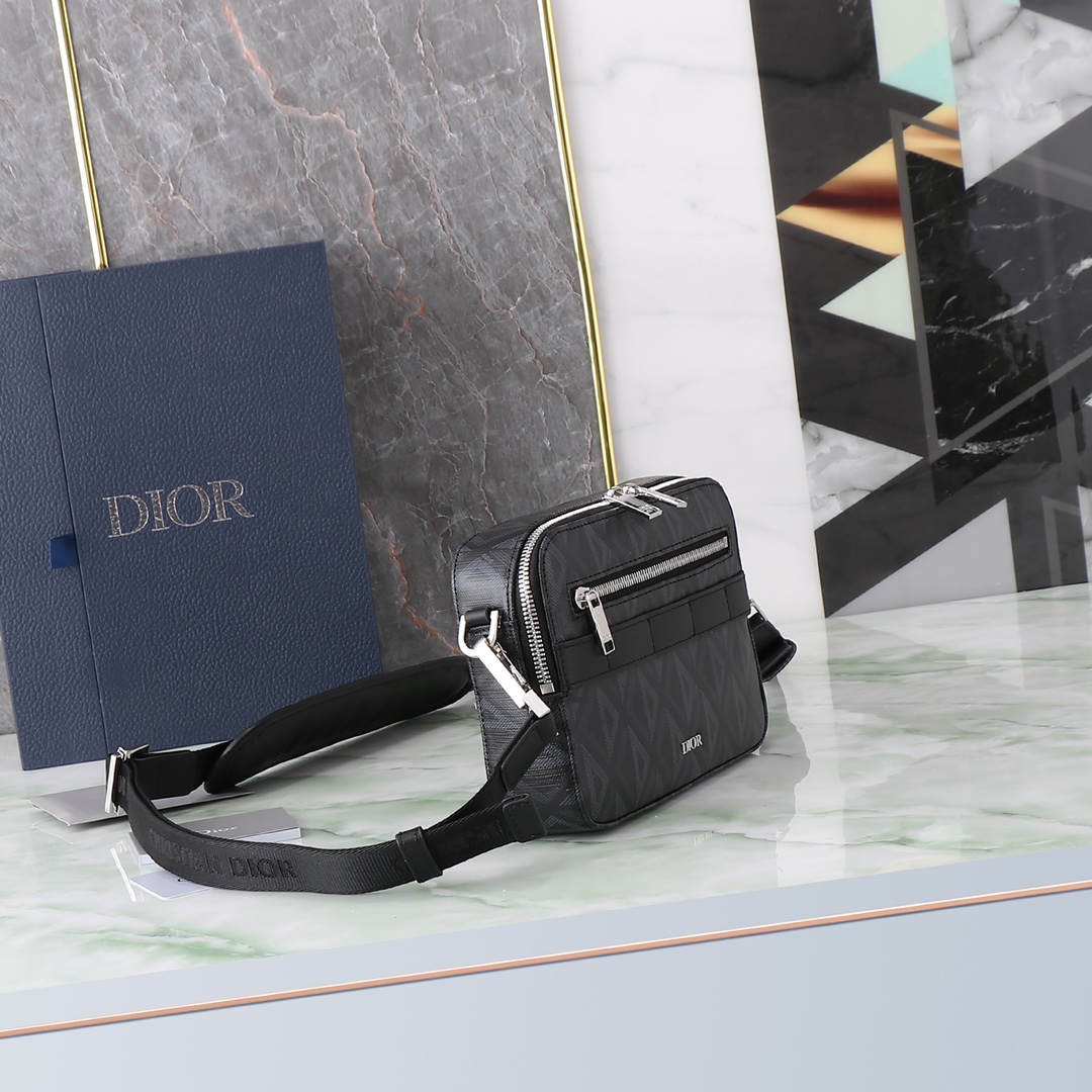 Dior Basic Bag Cow Leather Black L-s