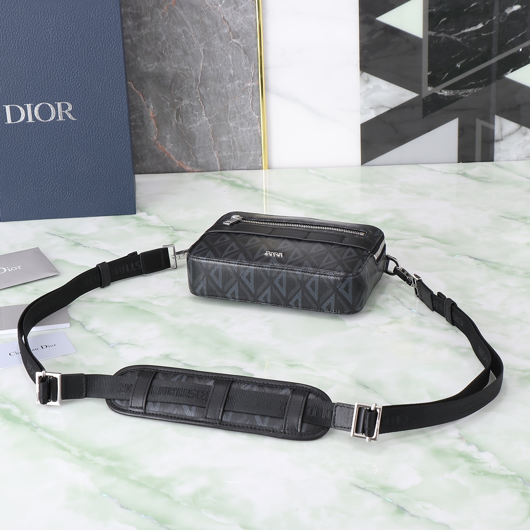 Dior Basic Bag Cow Leather Black L-s