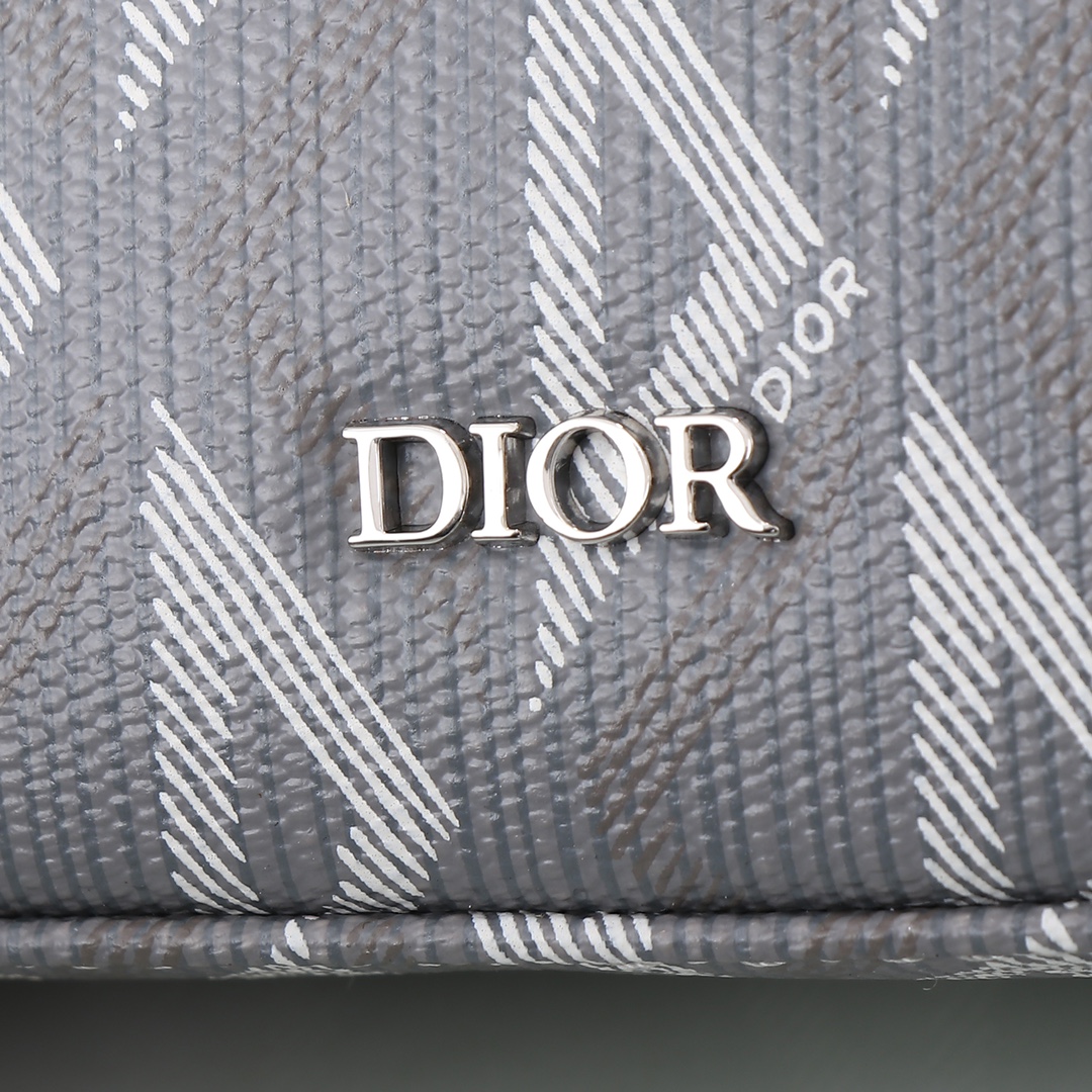 Dior Basic Bag Cow Leather Gray L-s