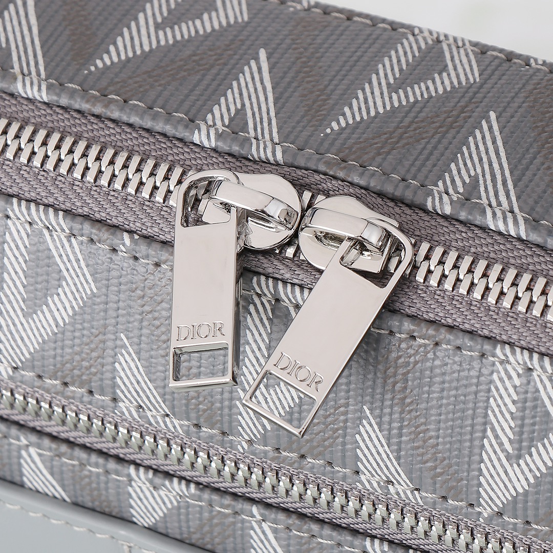 Dior Basic Bag Cow Leather Gray L-s