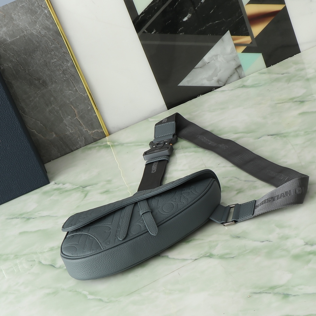 Dior Basic Bag Cow Leather Gray 093l-l-s