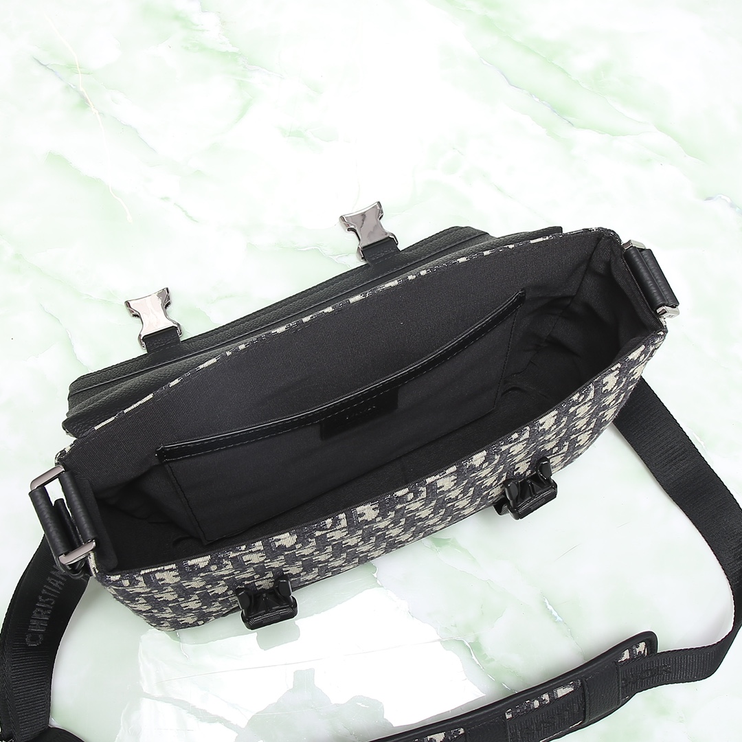 Dior Messenger Bag Nylon Black M-l-s