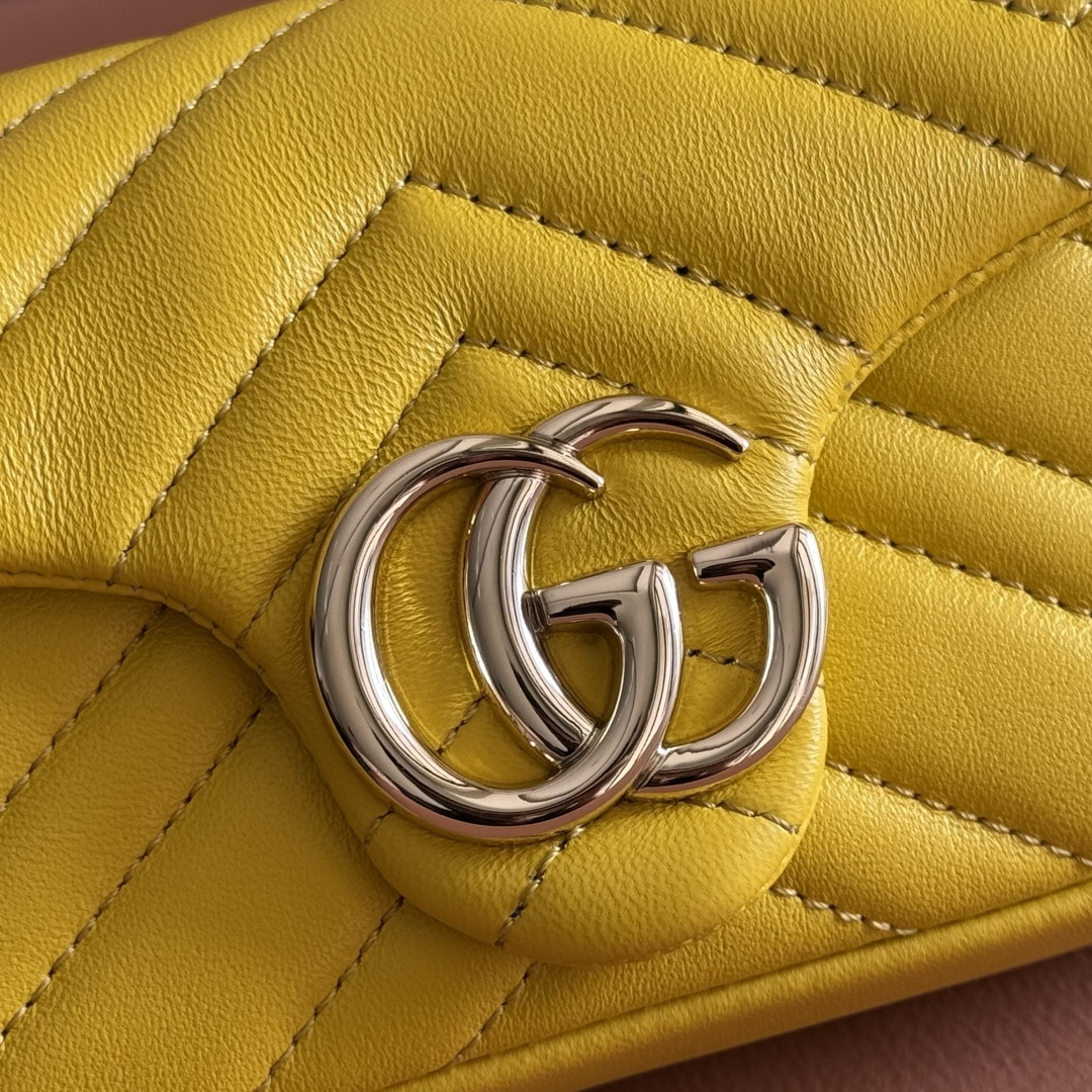 Gucci Basic Bag Sheepskin Black M-l-s