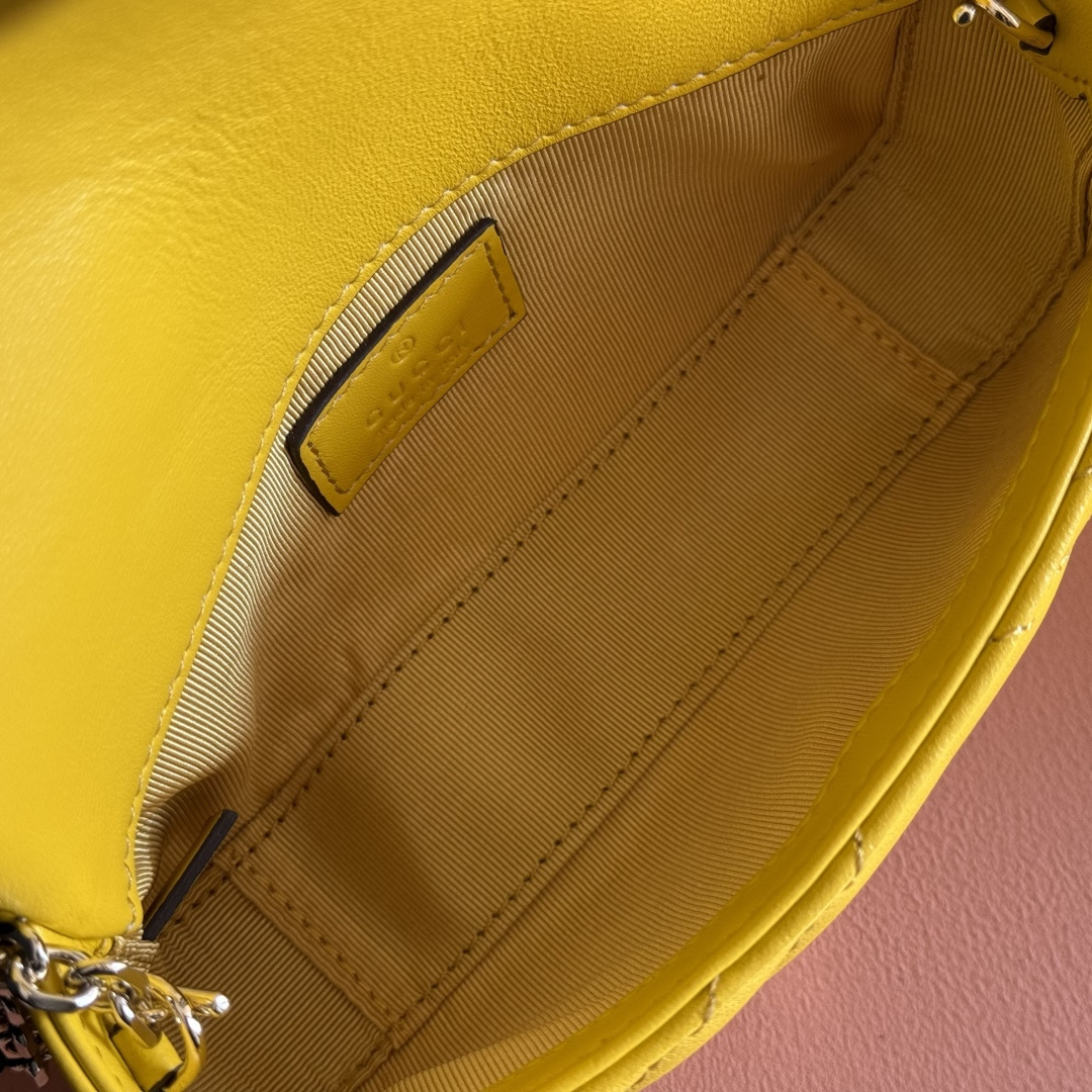 Gucci Basic Bag Sheepskin Black M-l-s