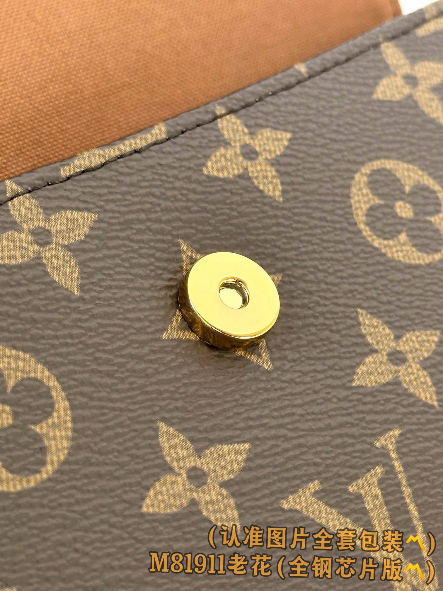 Louis Vuitton Basic Bag Canvas Gold M-l-s