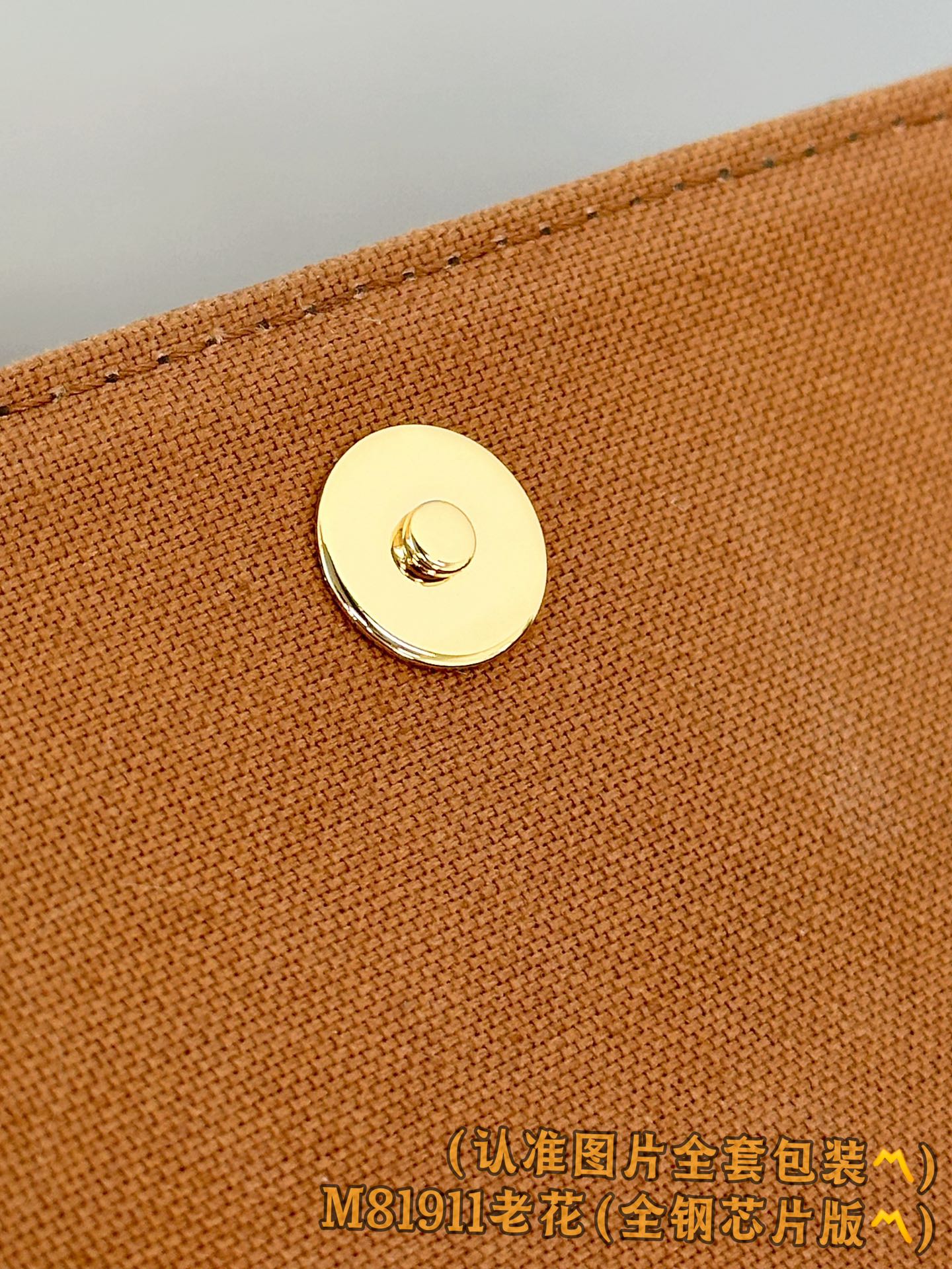 Louis Vuitton Basic Bag Canvas Gold M-l-s