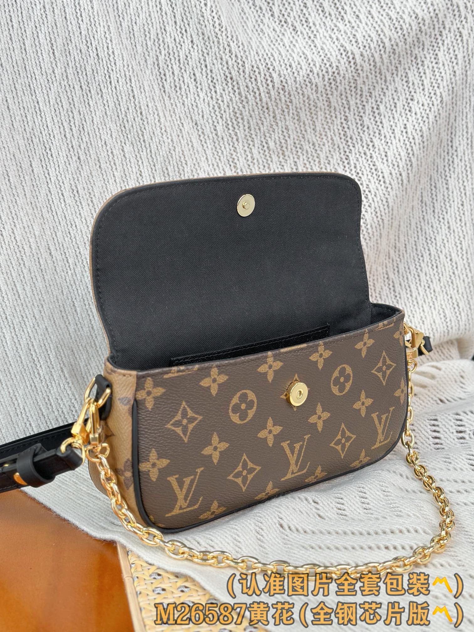 Louis Vuitton Basic Bag Canvas Gold M-l-s