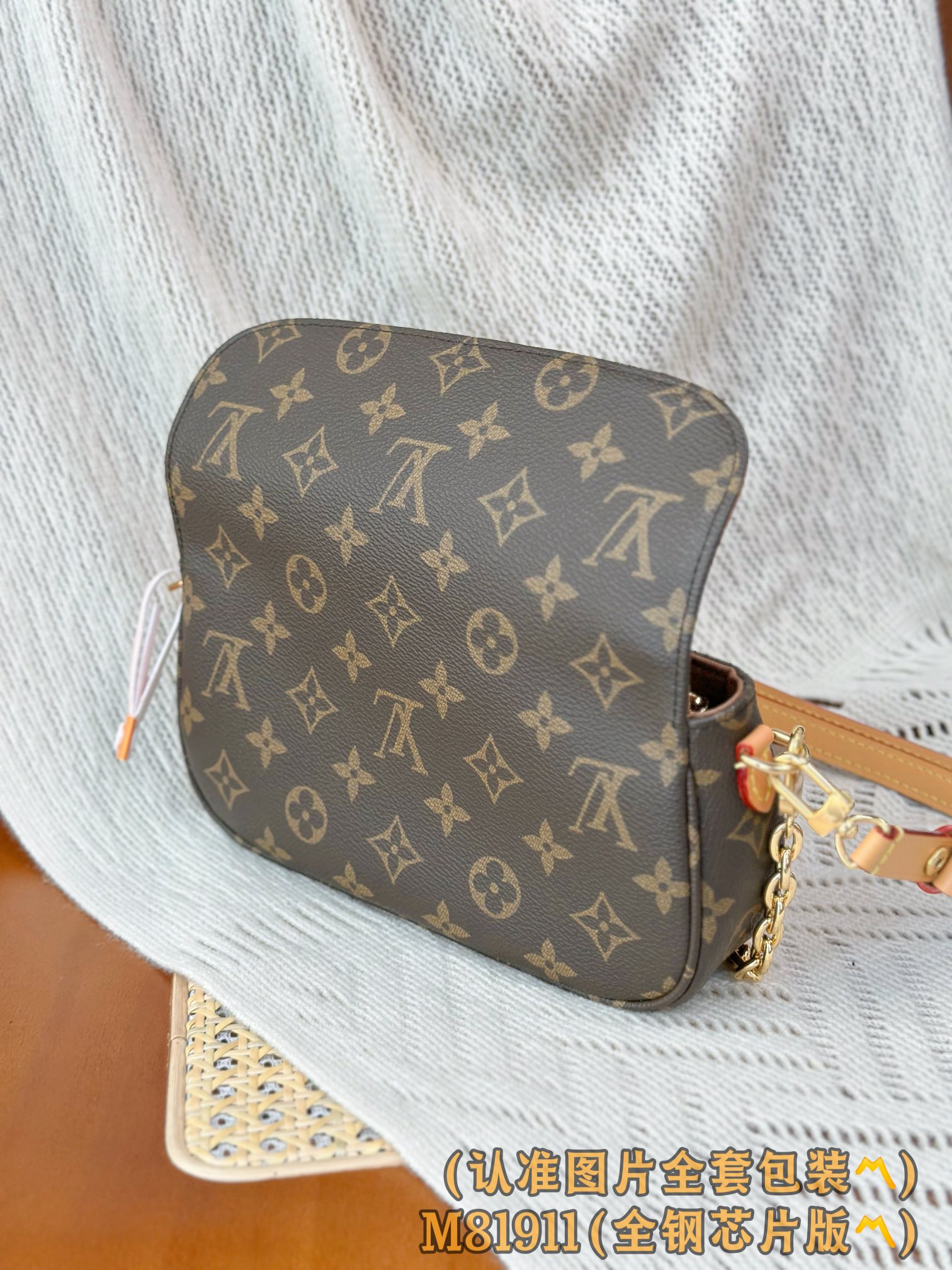 Louis Vuitton Basic Bag Canvas Gold M-l-s