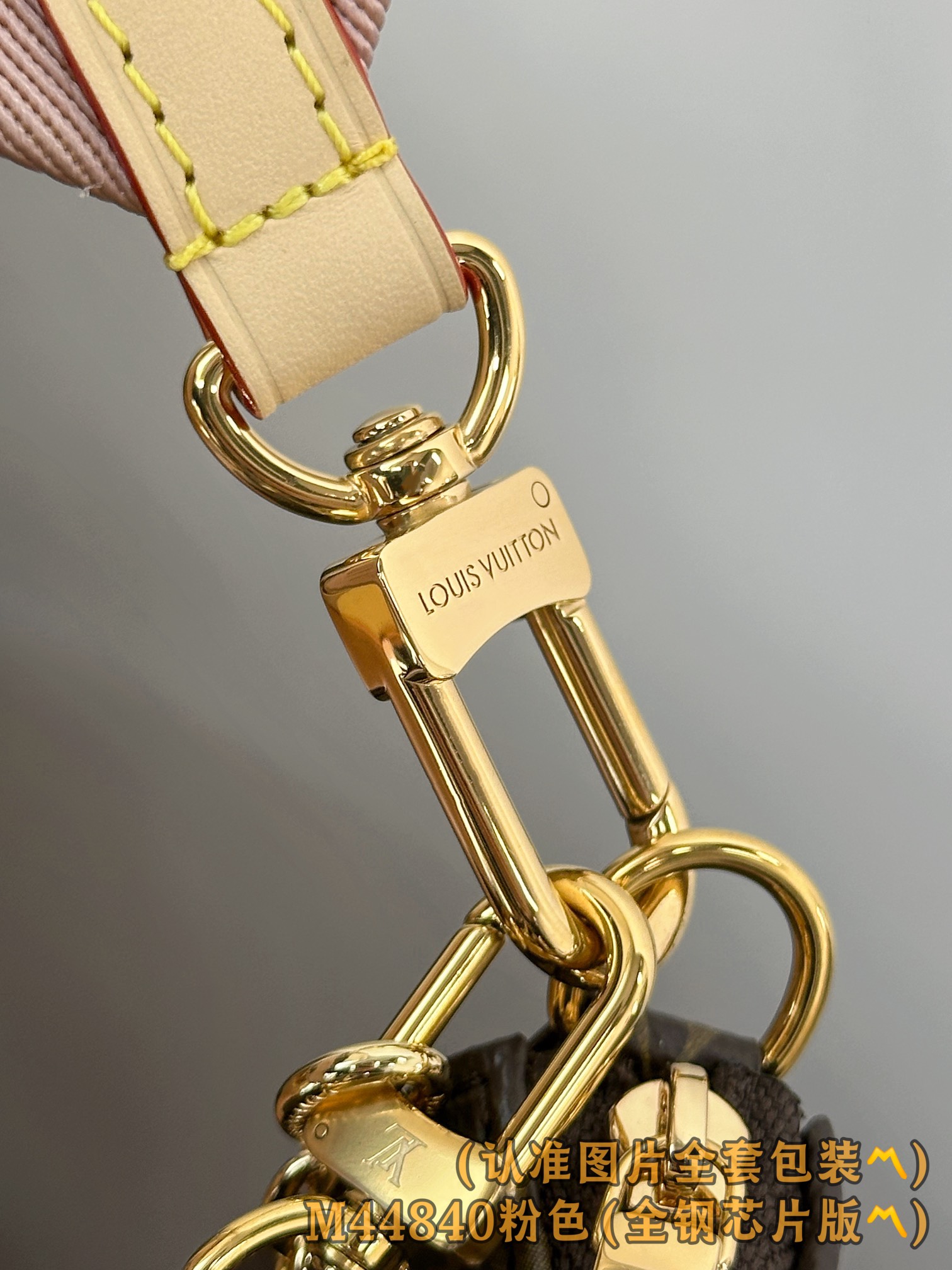 Louis Vuitton Basic Bag Canvas Gold M-l-s