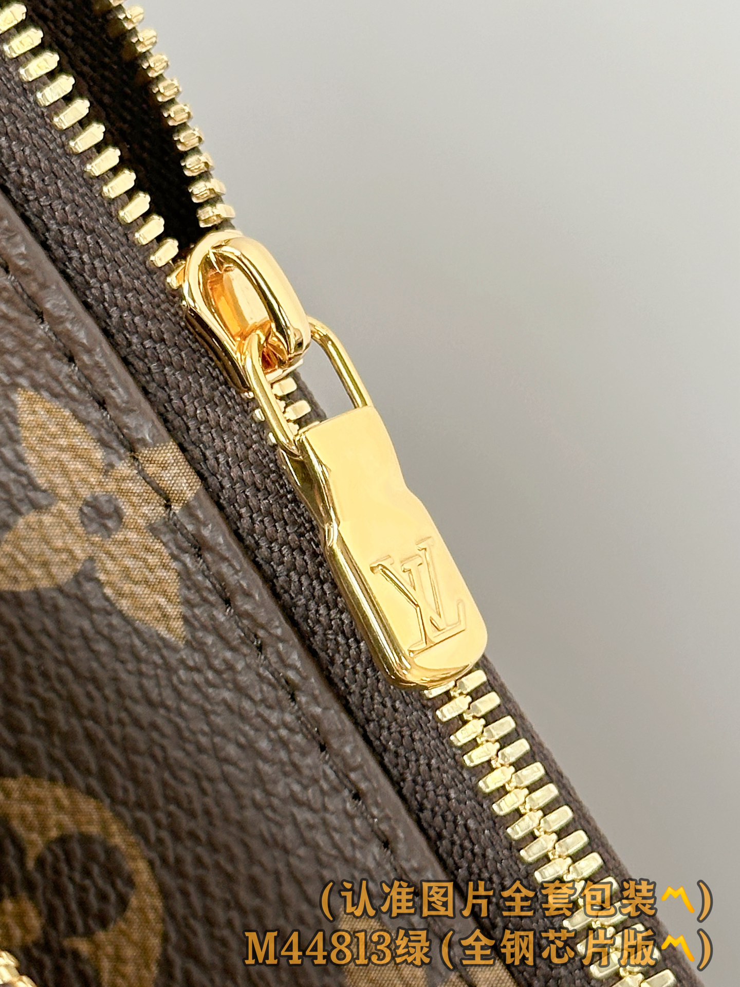 Louis Vuitton Basic Bag Canvas Gold M-l-s
