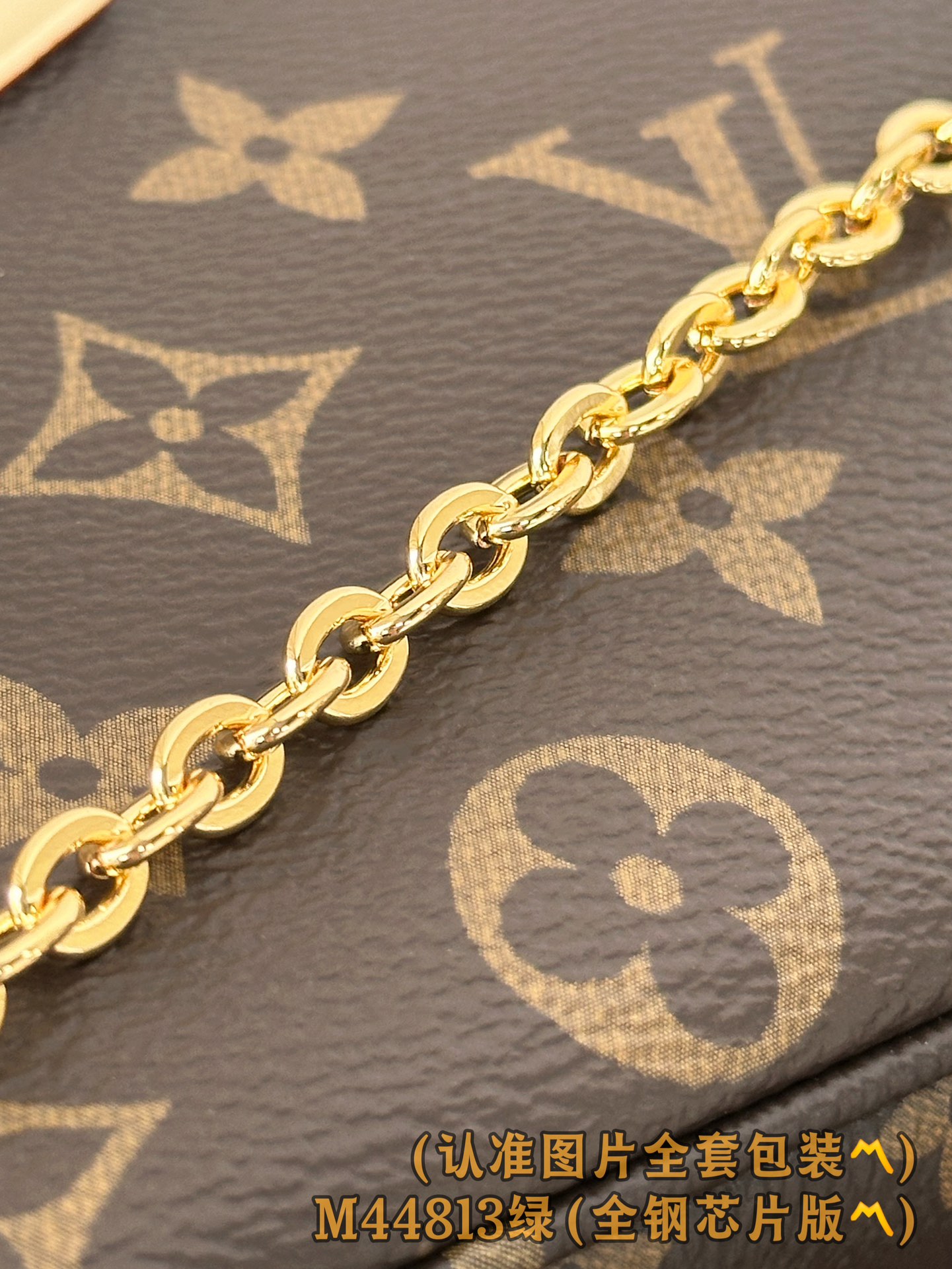 Louis Vuitton Basic Bag Canvas Gold M-l-s