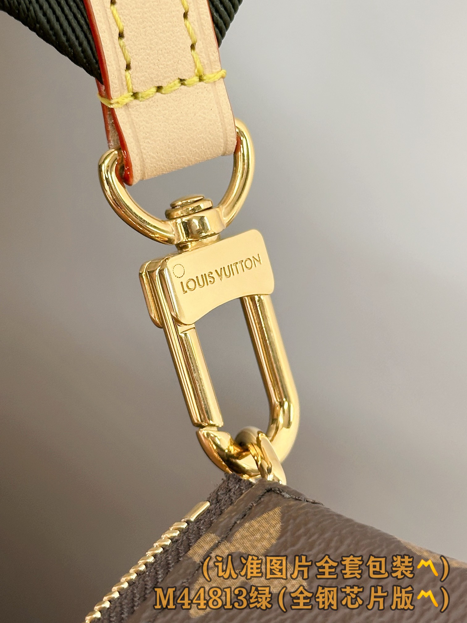 Louis Vuitton Basic Bag Canvas Gold M-l-s