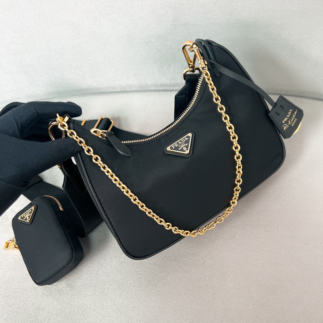 Prada Basic Bag Nylon M-l-s