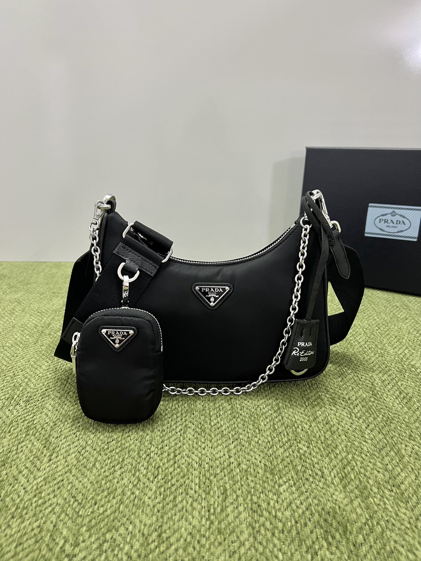 Prada Basic Bag Nylon M-l-s