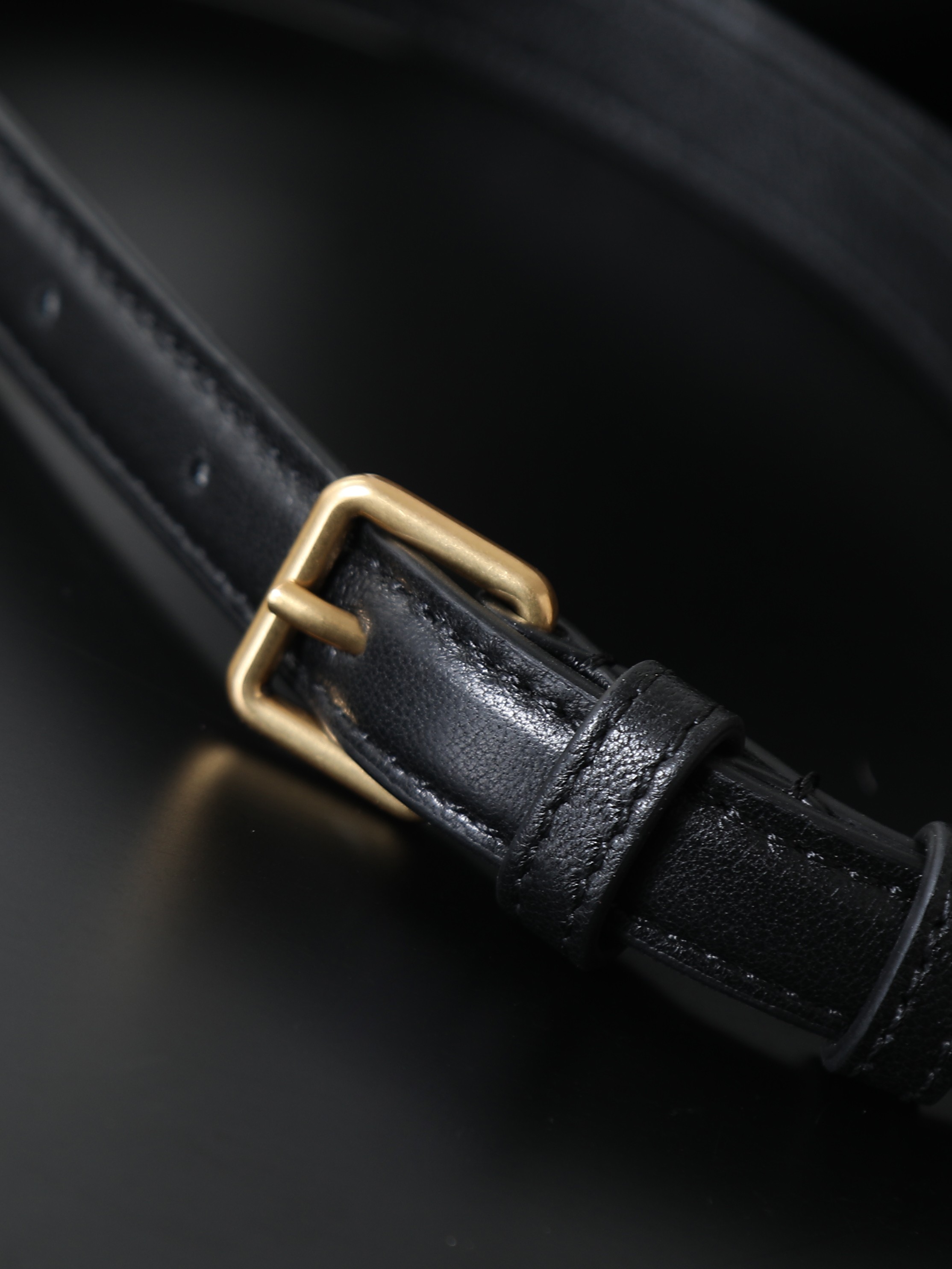 Ysl Tote Bag Sheepskin Black 11cm-m-l-s