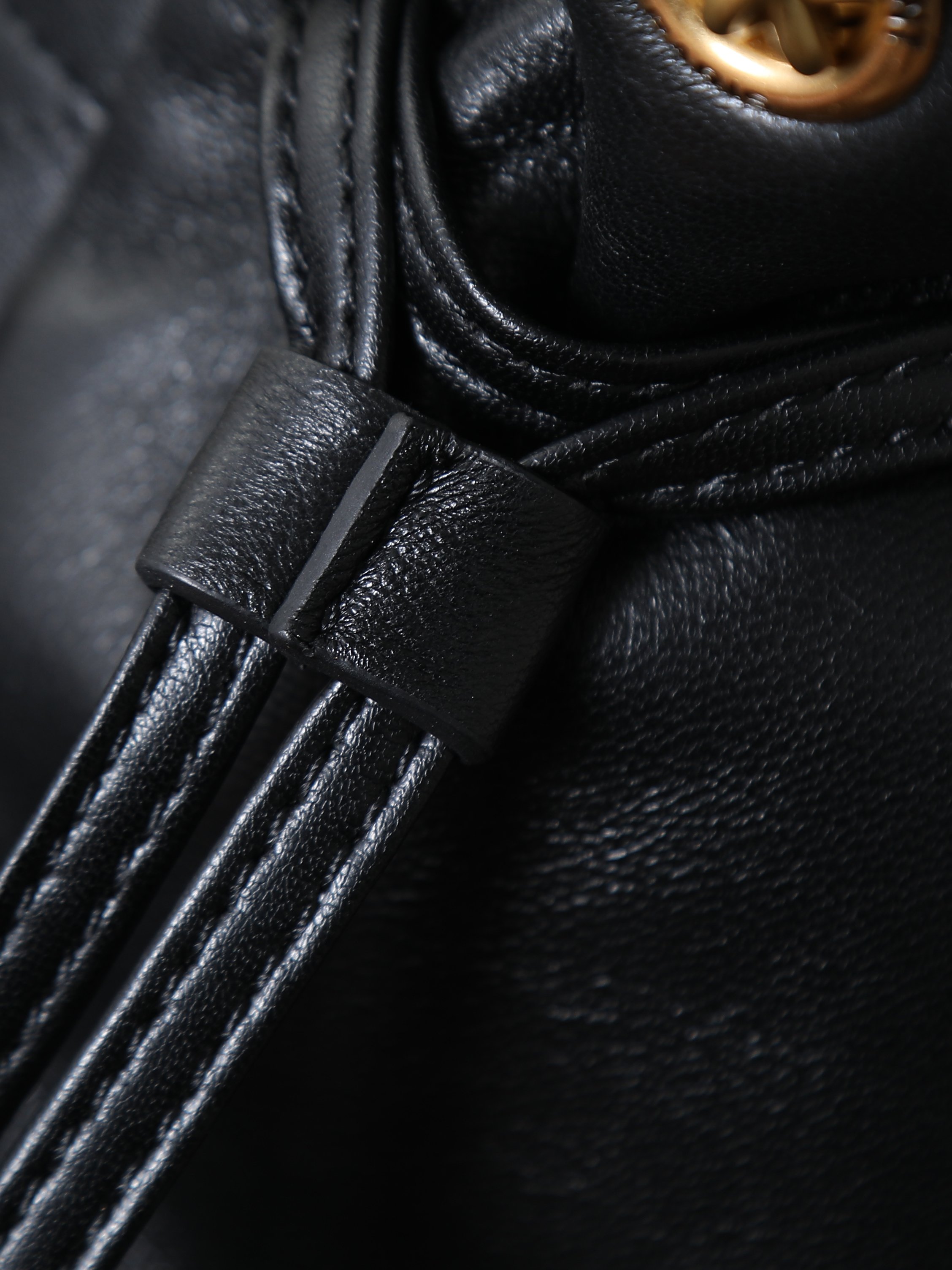 Ysl Tote Bag Sheepskin Black 11cm-m-l-s