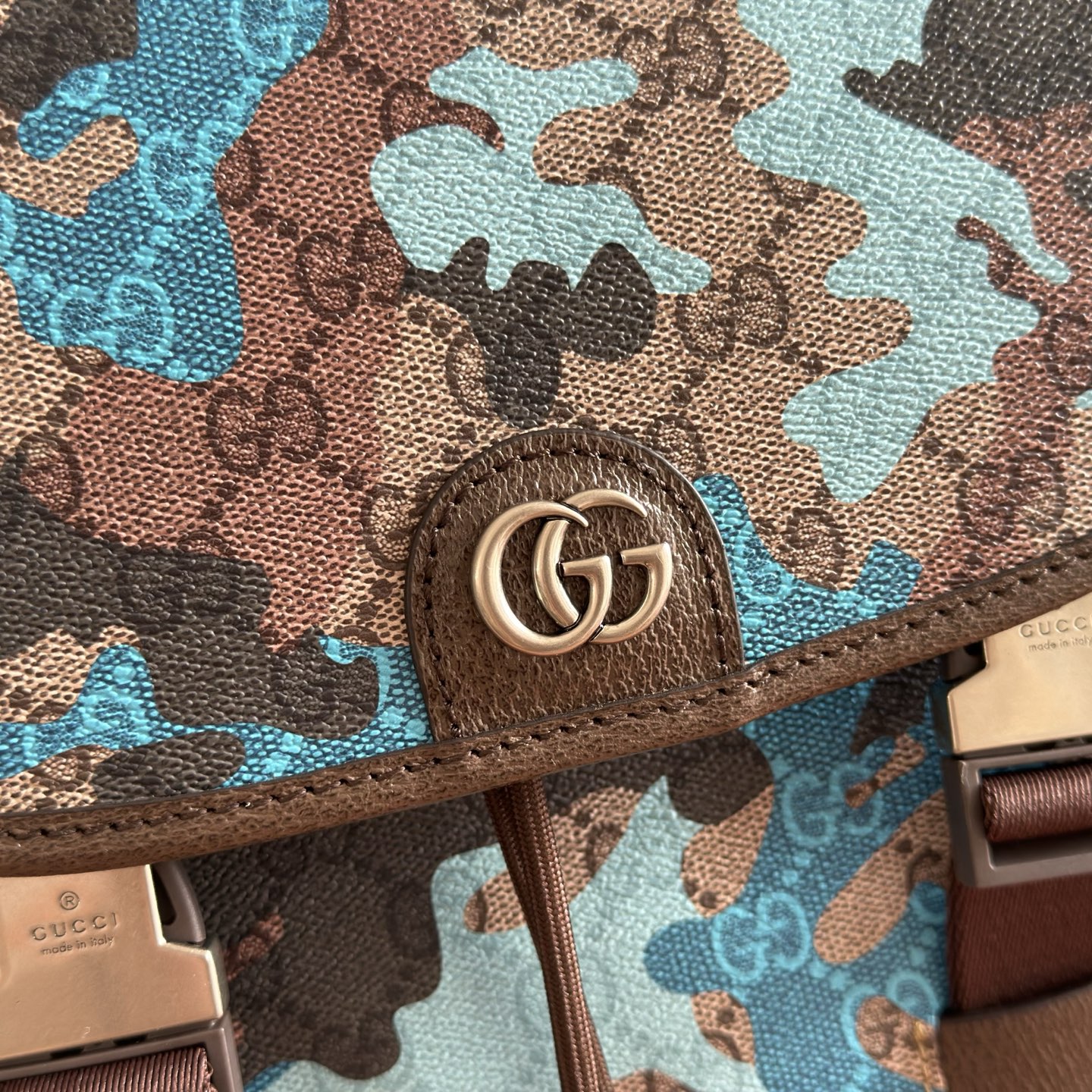 Gucci Backpack Canvas Brown