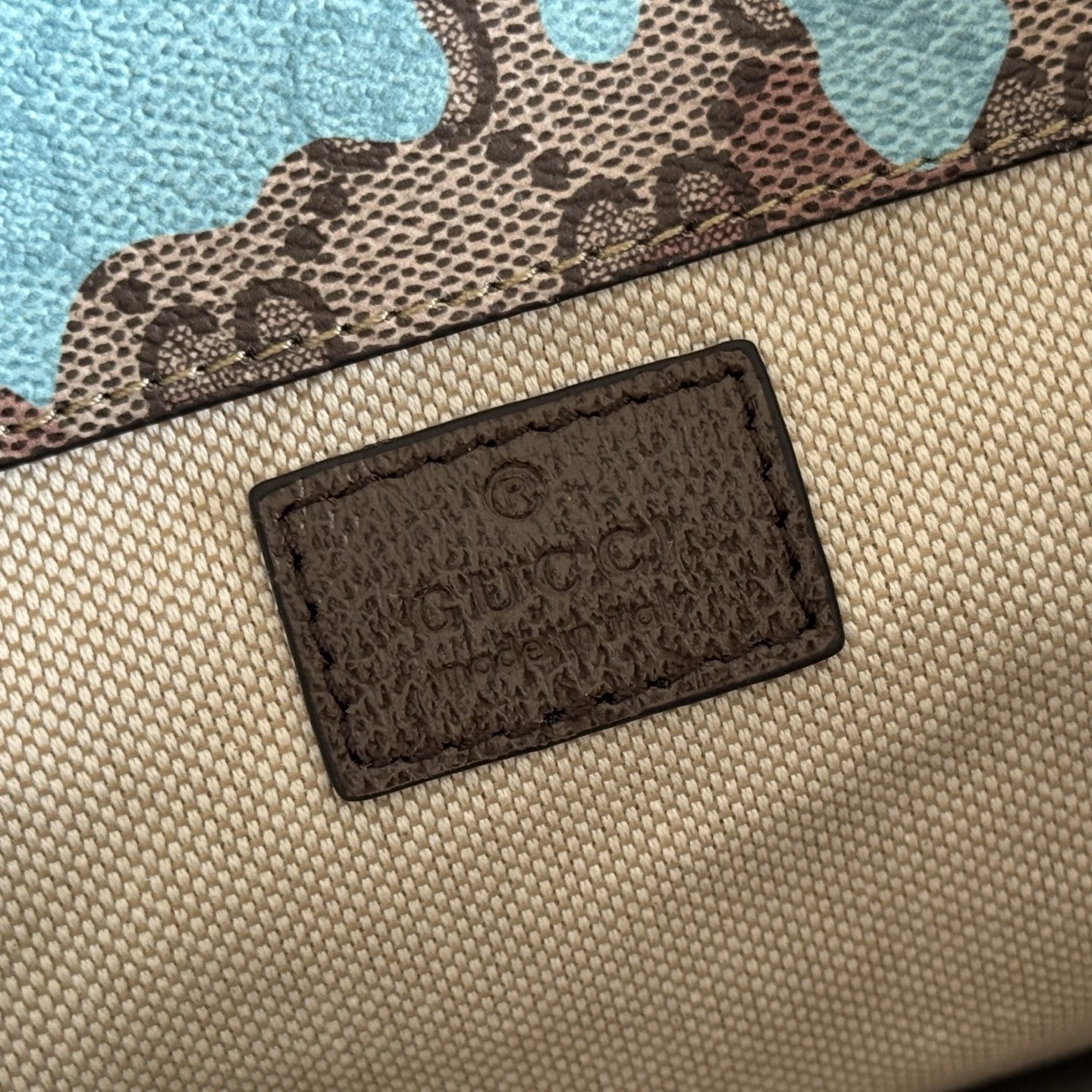 Gucci Backpack Canvas Brown