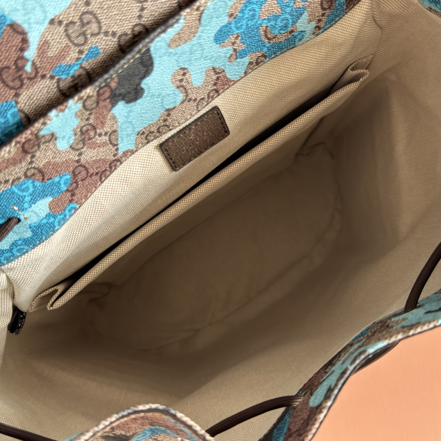 Gucci Backpack Canvas Brown