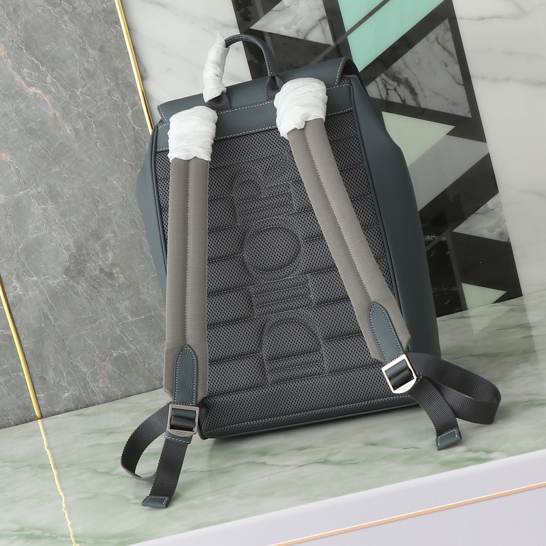 Dior Shoulder Bag Cow Leather Gray L