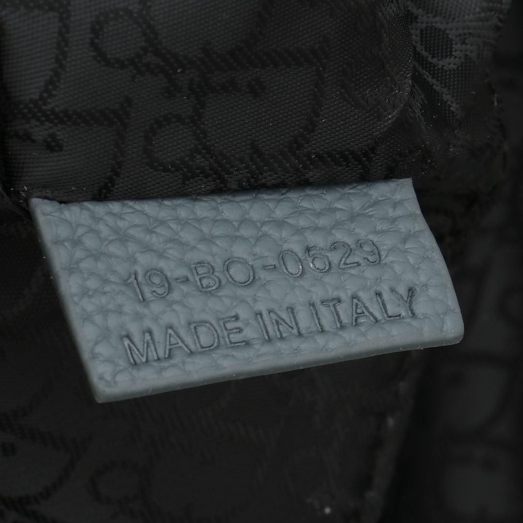 Dior Shoulder Bag Cow Leather Gray L