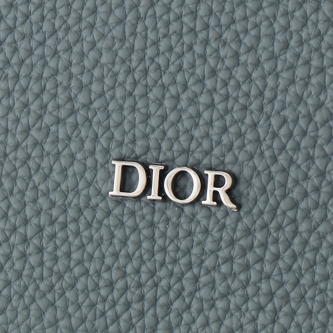 Dior Shoulder Bag Cow Leather Gray L-s