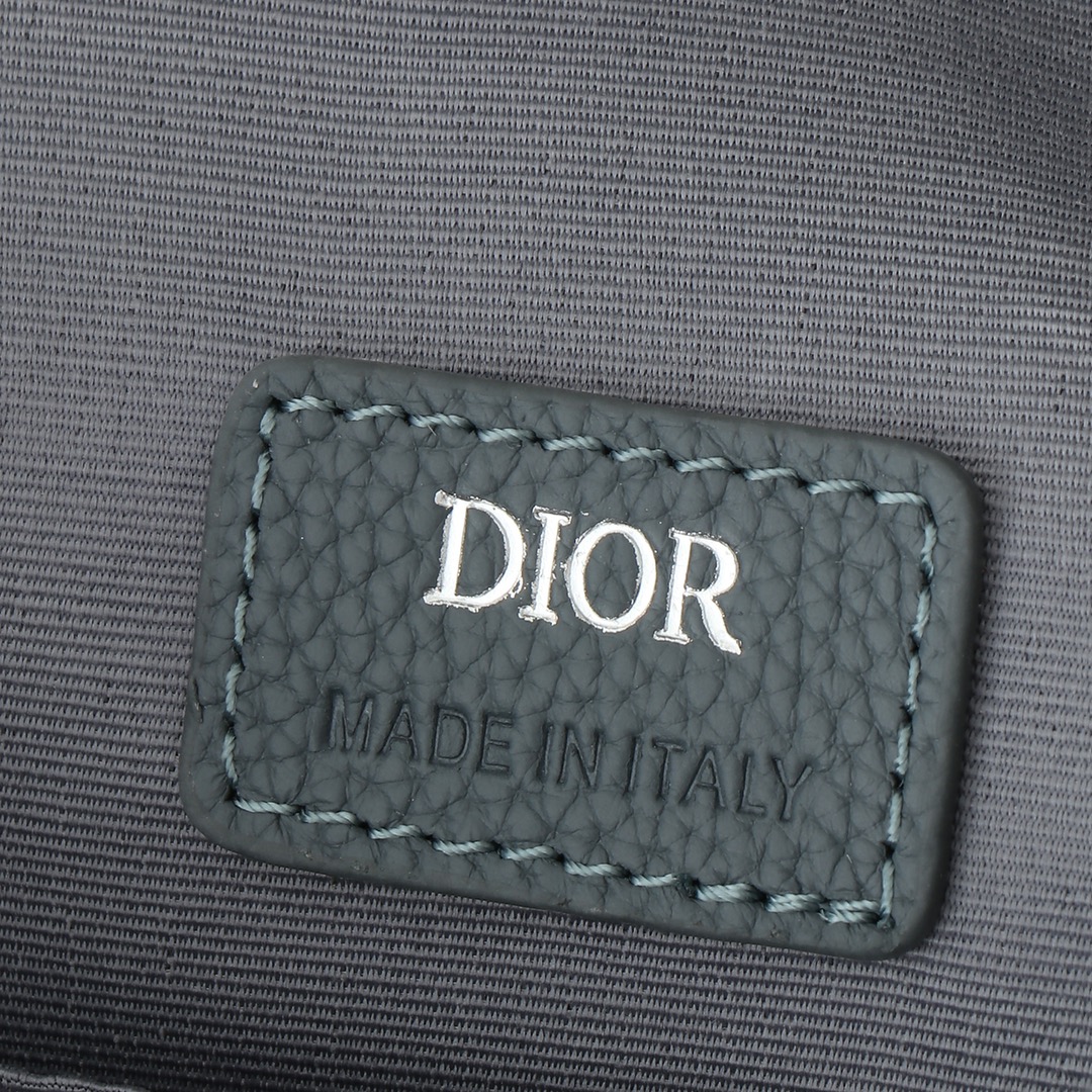 Dior Shoulder Bag Cow Leather Gray L-s