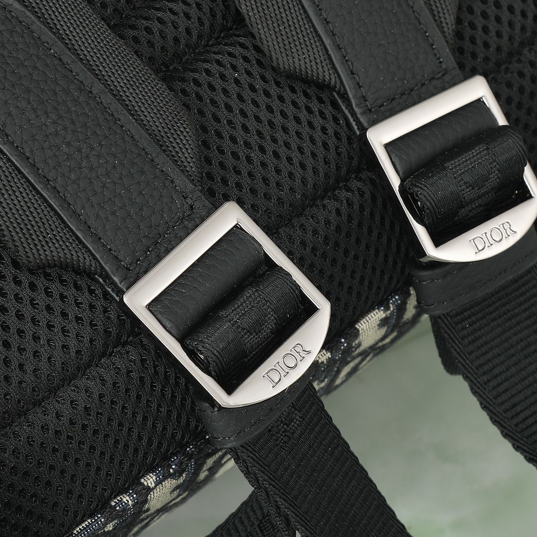 Dior Shoulder Bag Cow Leather Black L