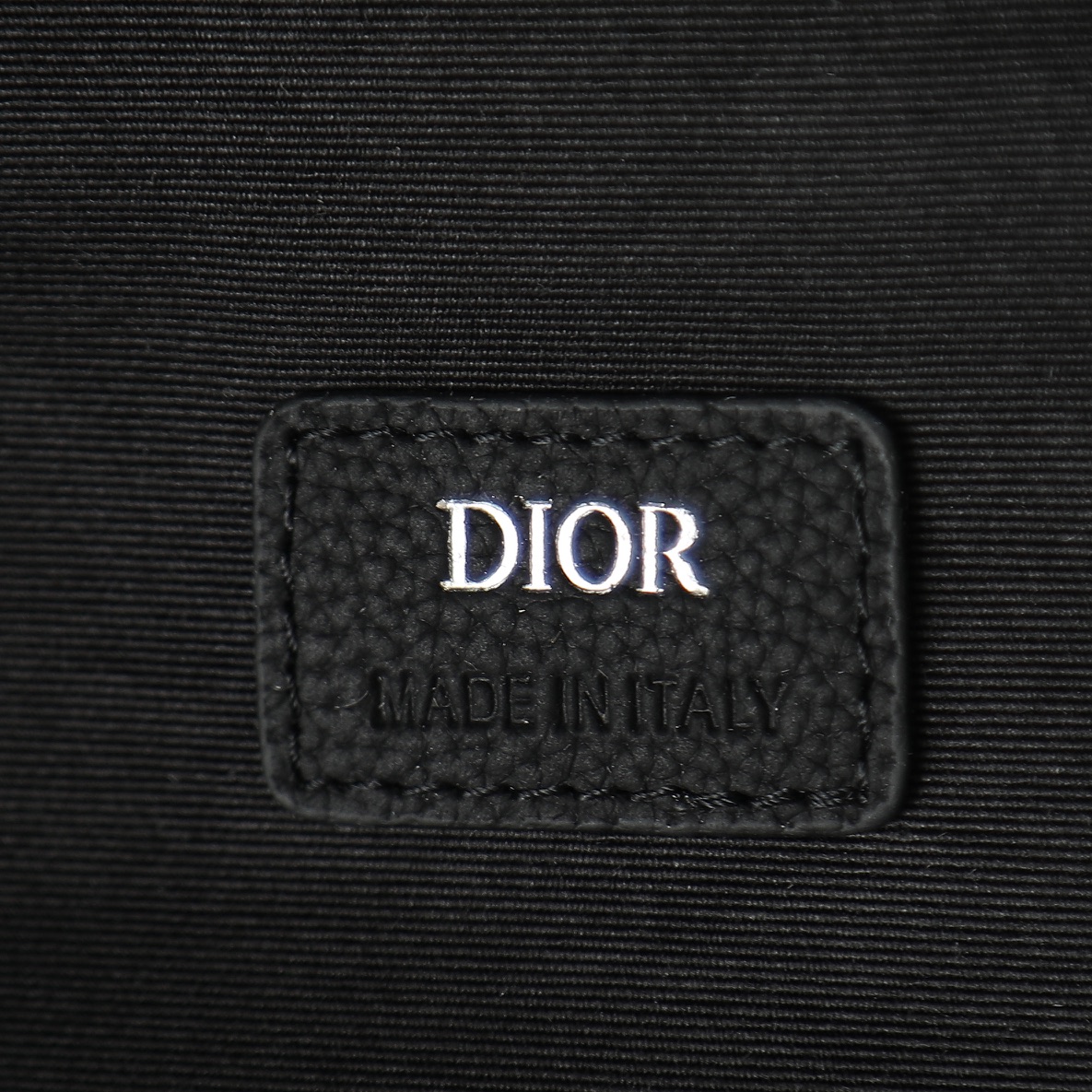 Dior Shoulder Bag Cow Leather Black L-s-199l