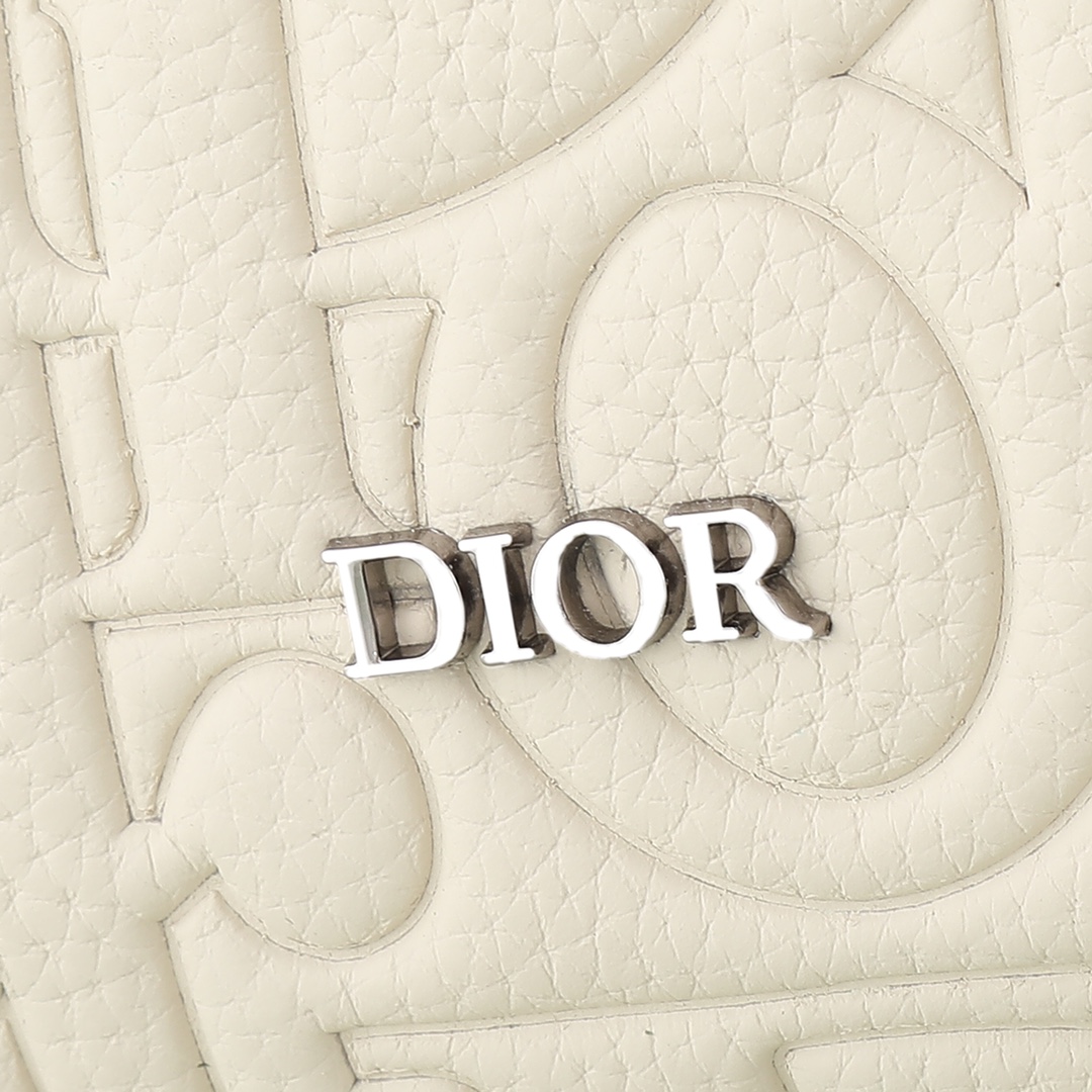 Dior Shoulder Bag Cow Leather Beige L-s-199l