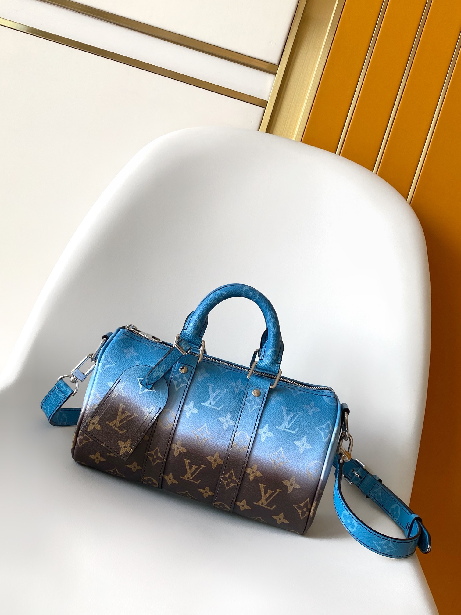 Louis Vuitton Basic Bag Cow Leather Green M-l-s