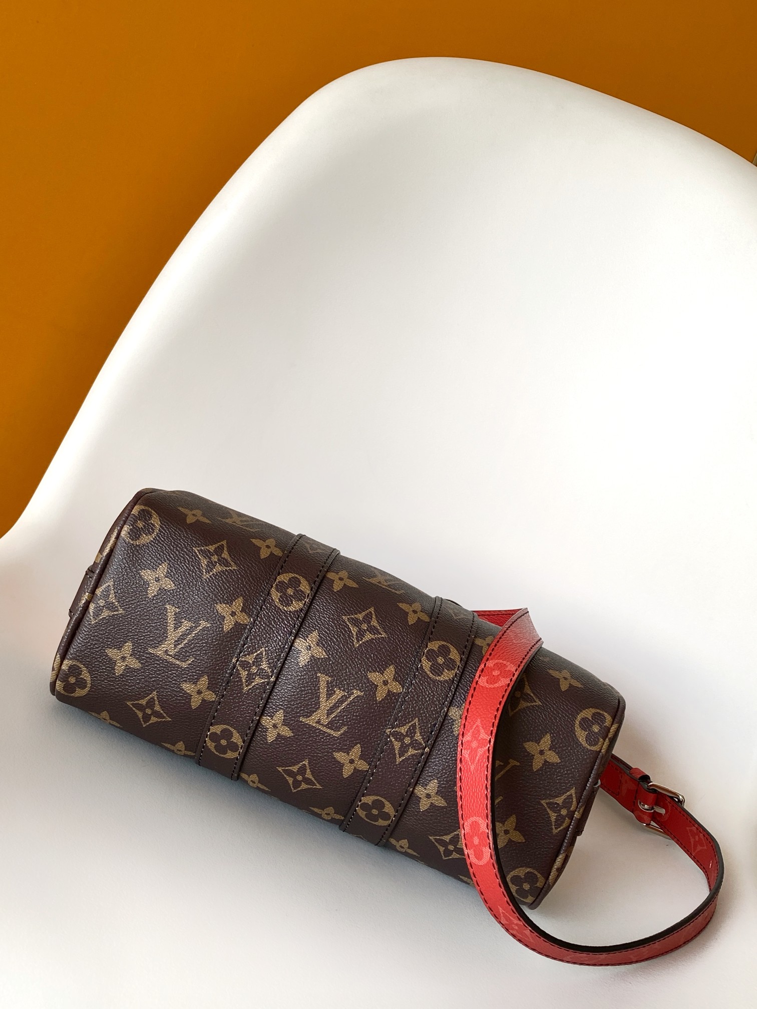 Louis Vuitton Basic Bag Cow Leather Green M-l-s