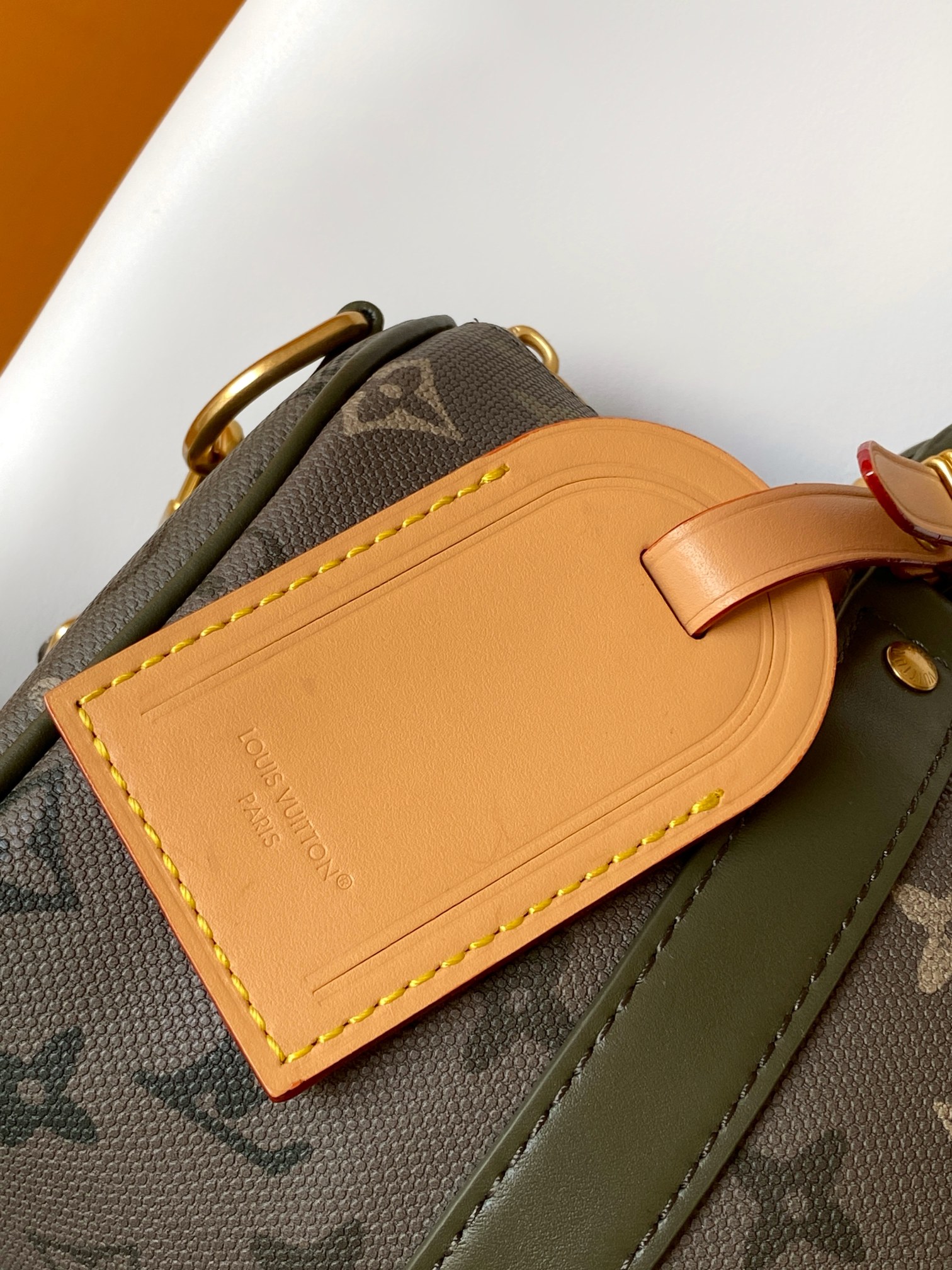 Louis Vuitton Basic Bag Cow Leather Green M-l-s