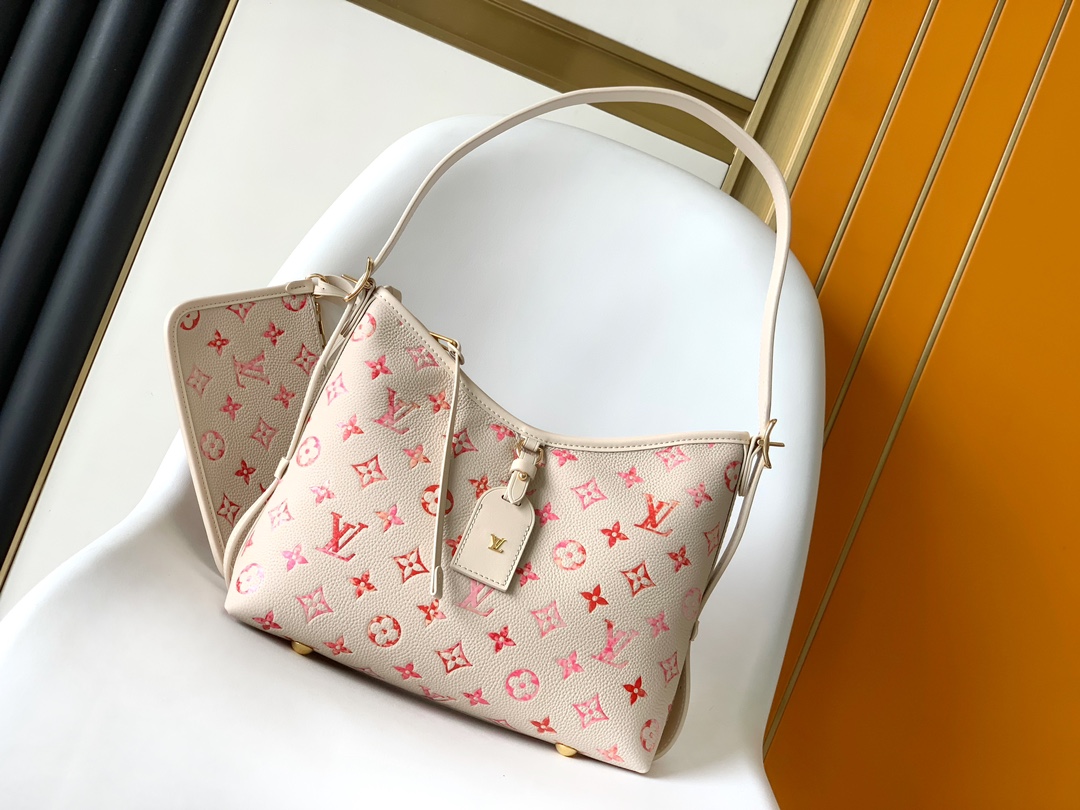 Louis Vuitton Clutch Bag White M-l