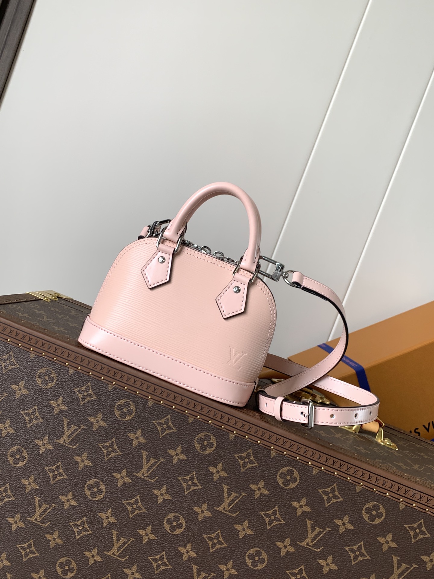 Louis Vuitton Basic Bag Cow Leather Black M-l-s