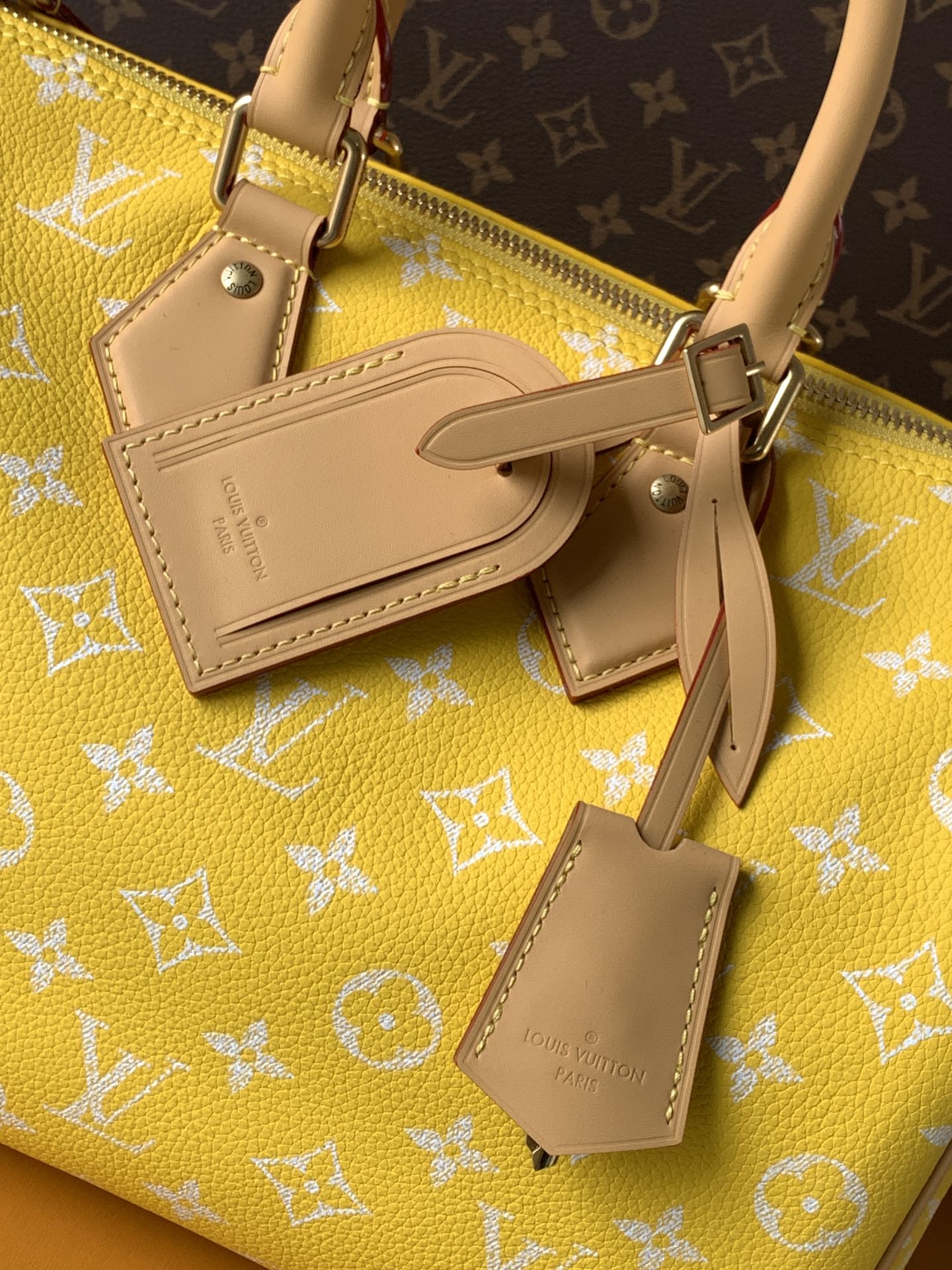 Louis Vuitton Basic Bag Cow Leather Black M-l-s