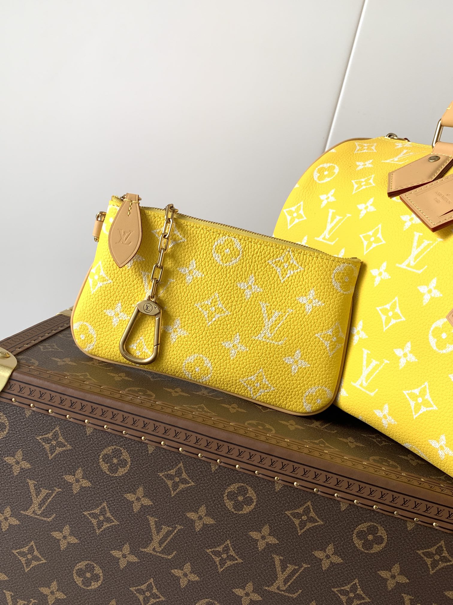 Louis Vuitton Basic Bag Cow Leather Black M-l-s