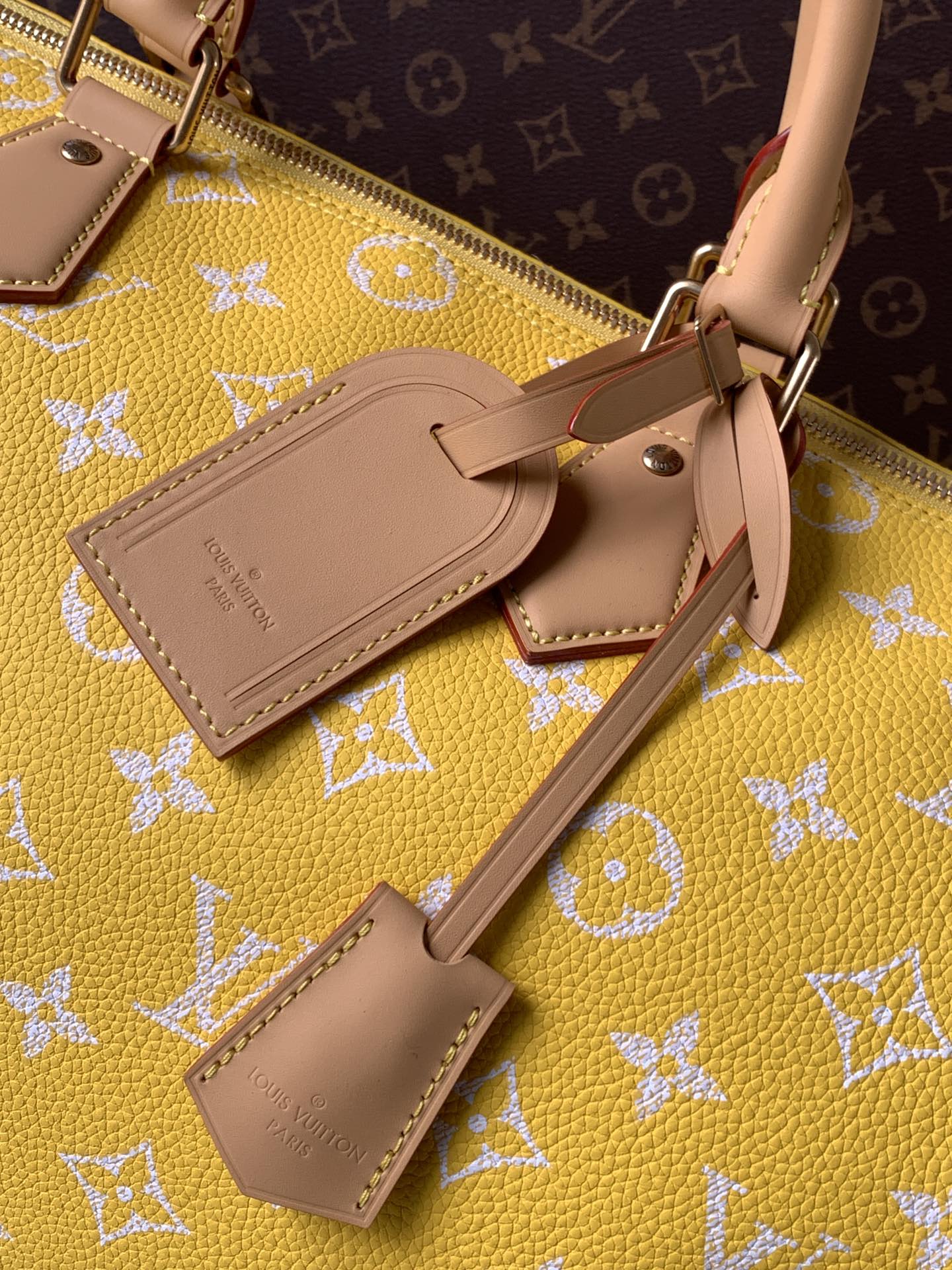 Louis Vuitton Basic Bag Cow Leather Green M-l-s