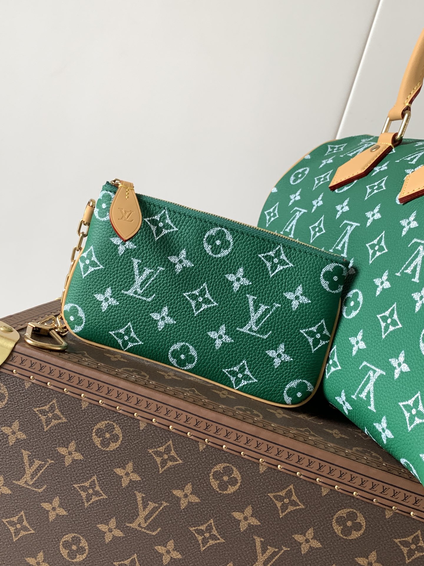 Louis Vuitton Basic Bag Cow Leather Black M-l-s