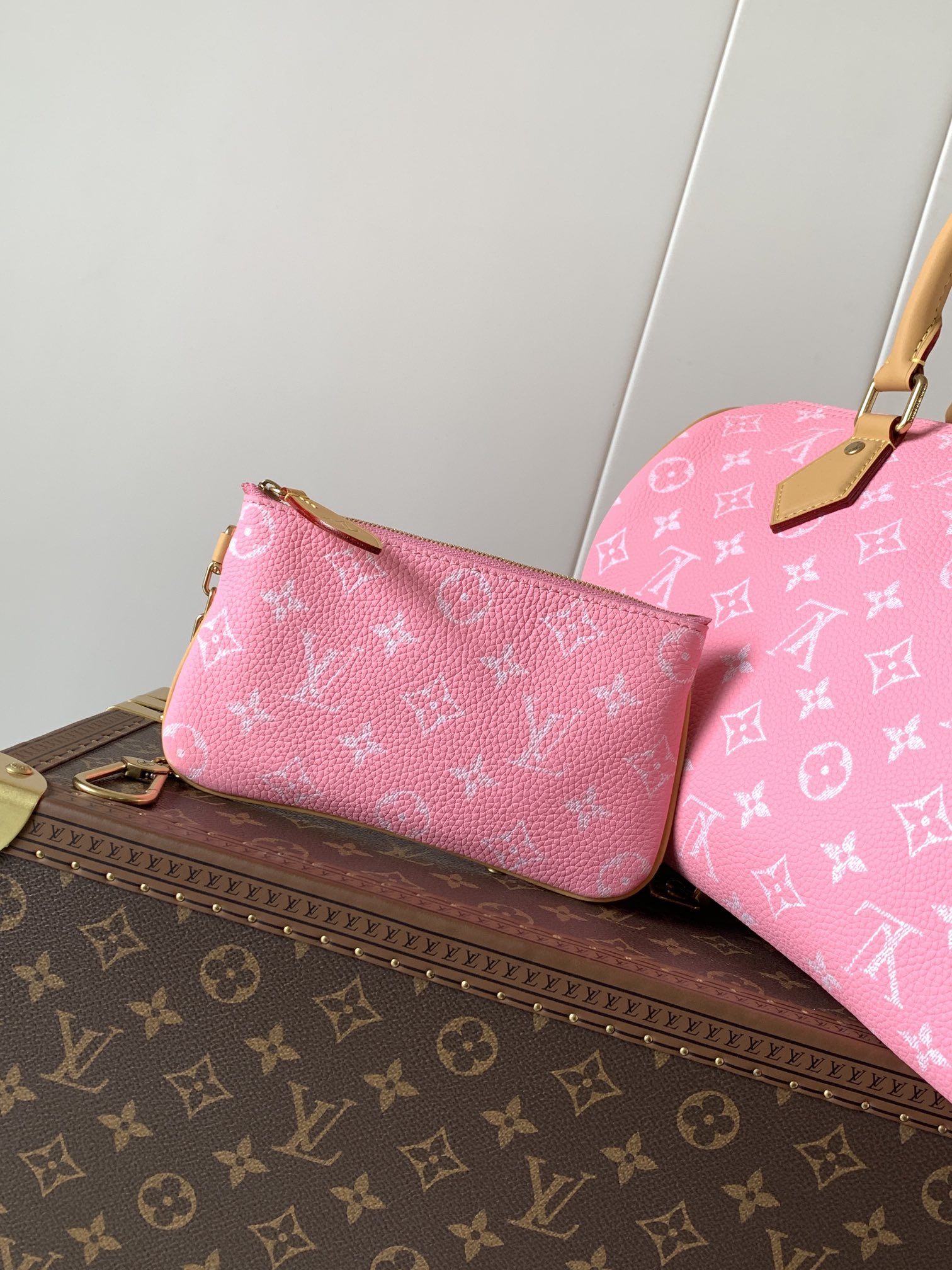 Louis Vuitton Basic Bag Cow Leather Black M-l-s