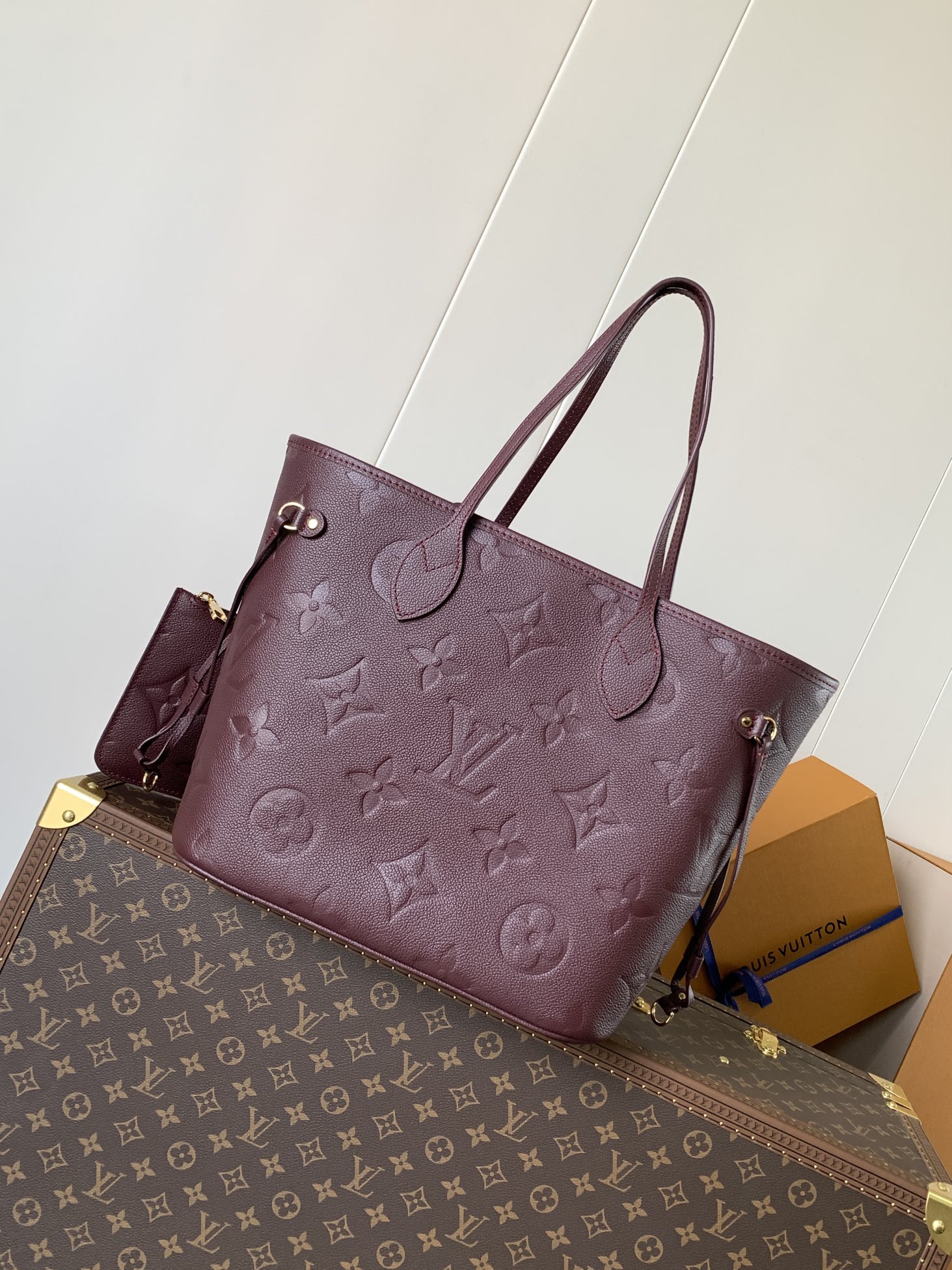 Louis Vuitton Tote Bag Black 17cm-m-l