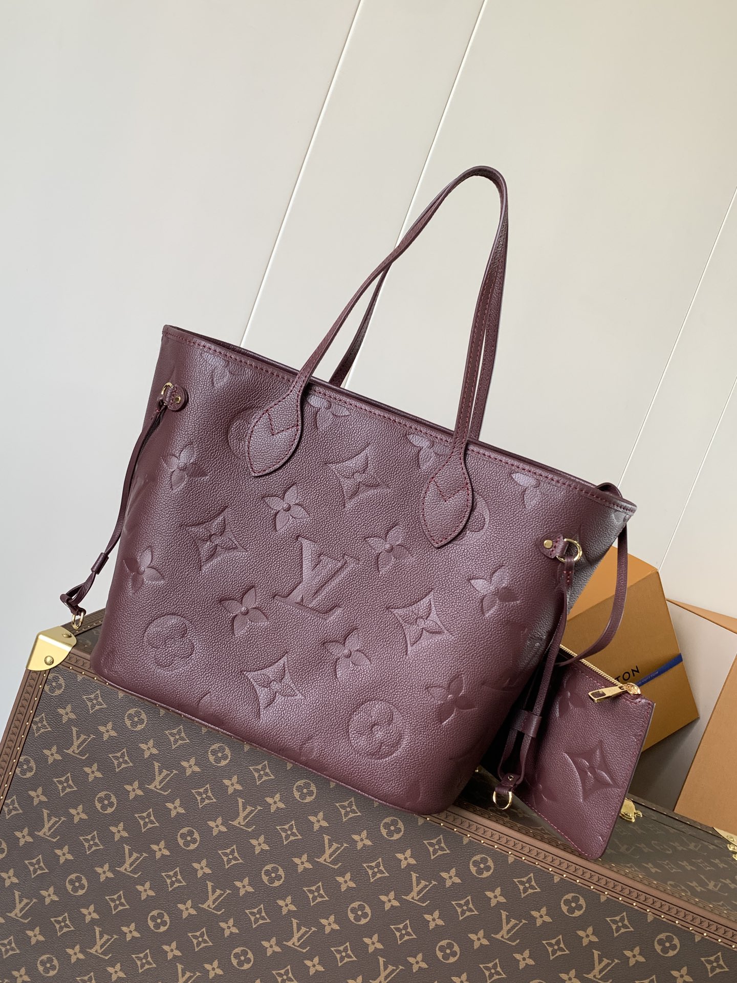 Louis Vuitton Tote Bag Black 17cm-m-l
